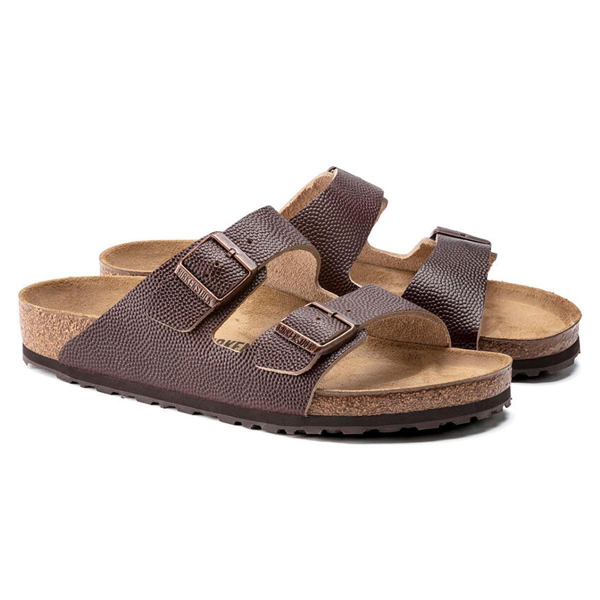 Birkenstock Men's Arizona Grip Horween Embossed Leather Sandals Product Image