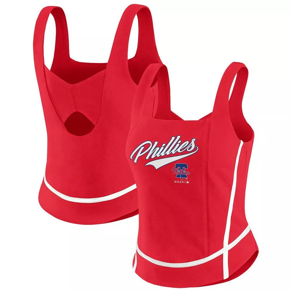 Women's WEAR by Erin Andrews Black Cincinnati Bengals Square Neck Tank Top,  Product Image