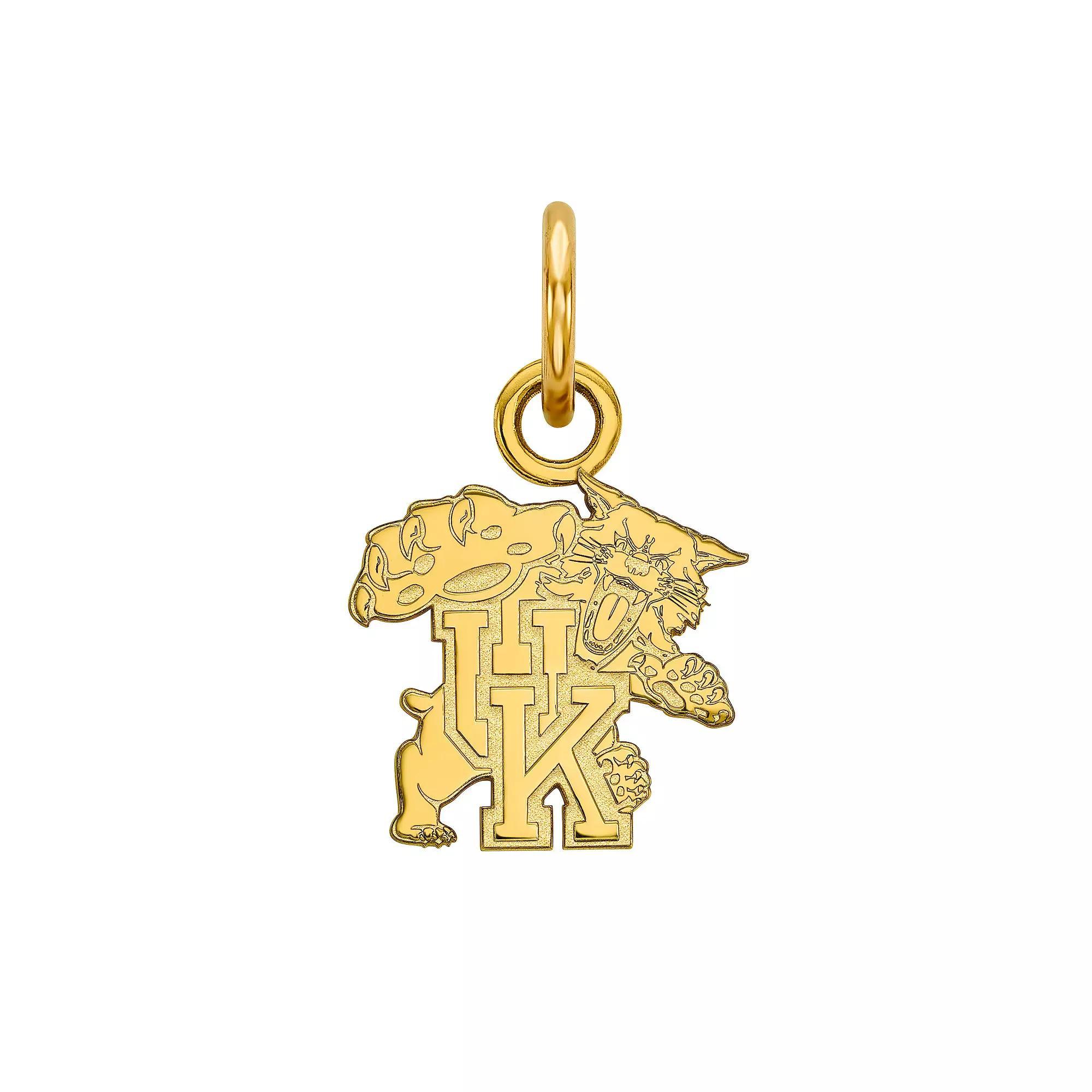 LogoArt 14k Gold over Silver Kentucky Wildcats Pendant Necklace, Women's, Size: 15 mm, Gold Tone Product Image