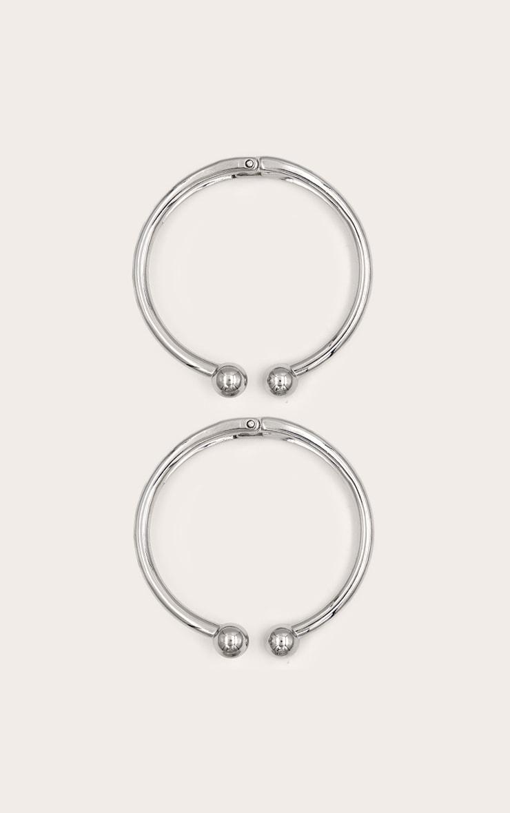 Silver Chunky Bangle Multi-pack Product Image