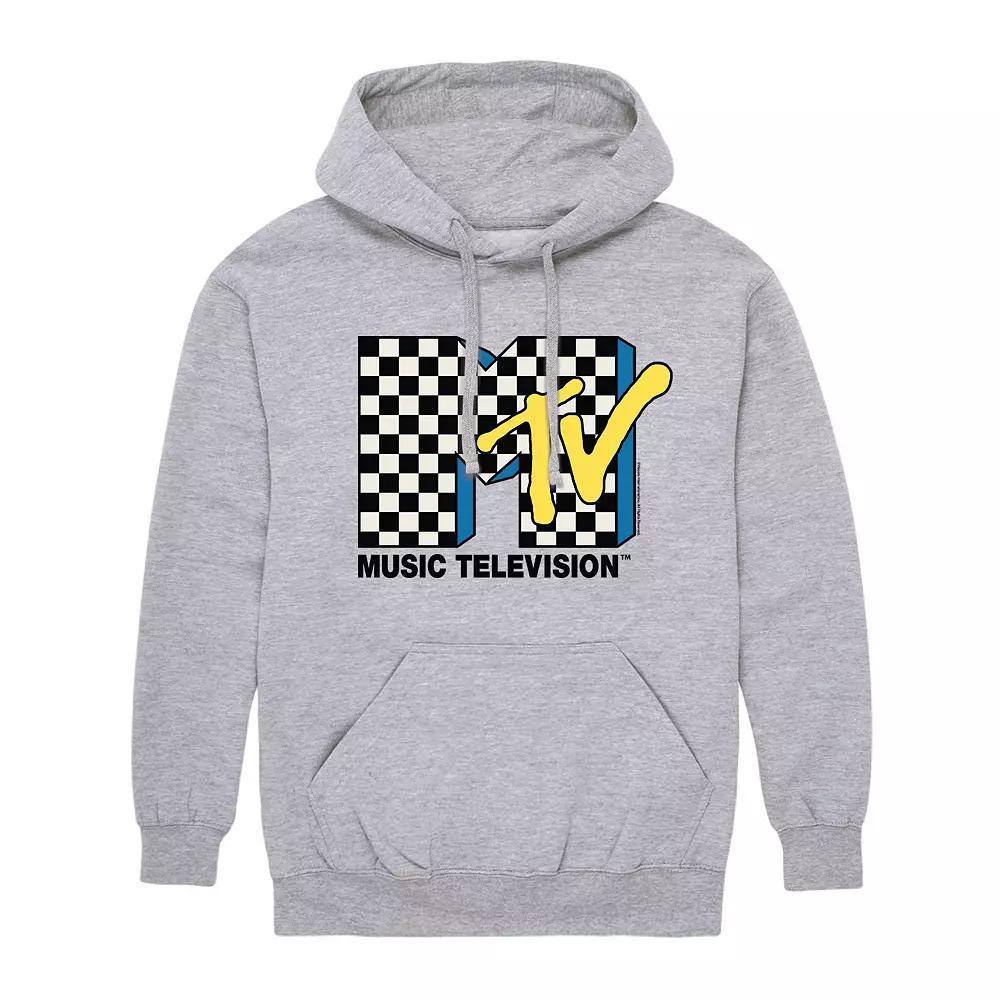 Men's MTV Classic Logo Checkered Hoodie,  Product Image