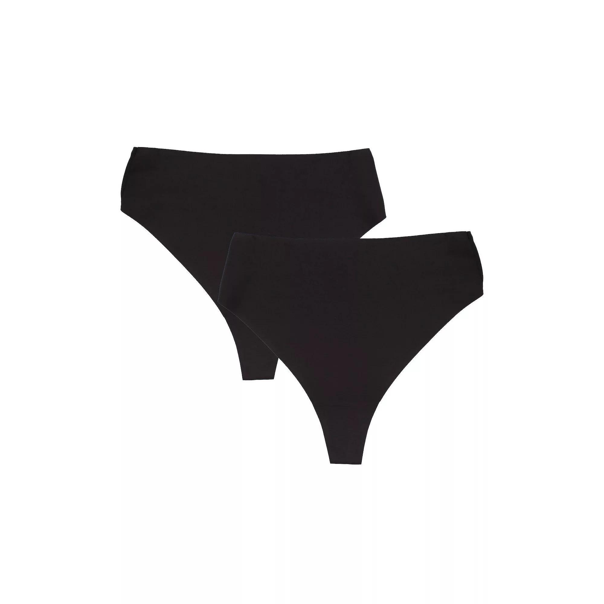 Naomi & Nicole® Shapewear Light Shaping 2-Pack Thong 7538P, Women's,  Product Image