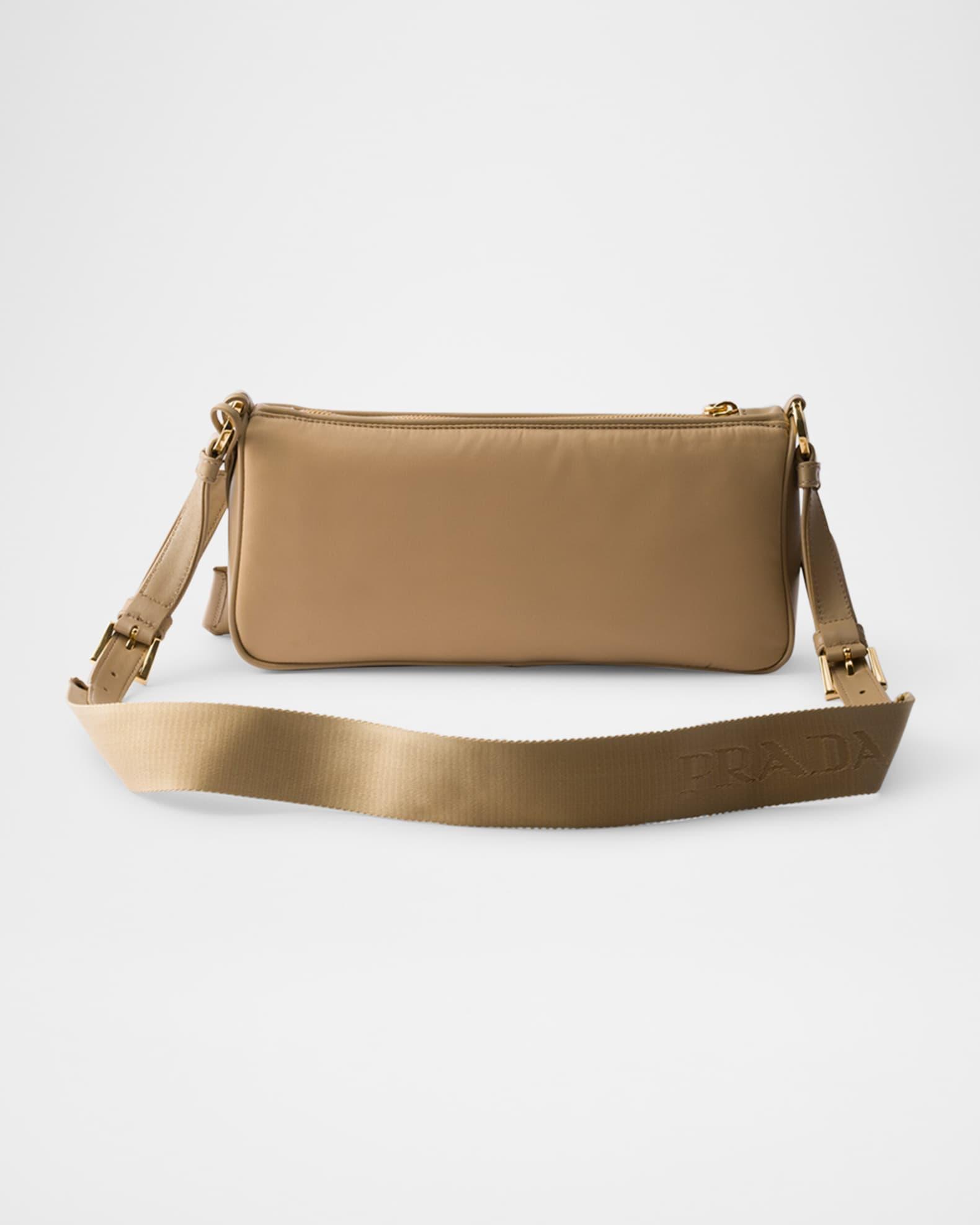 Small Re-Nylon & Leather Shoulder Bag Product Image