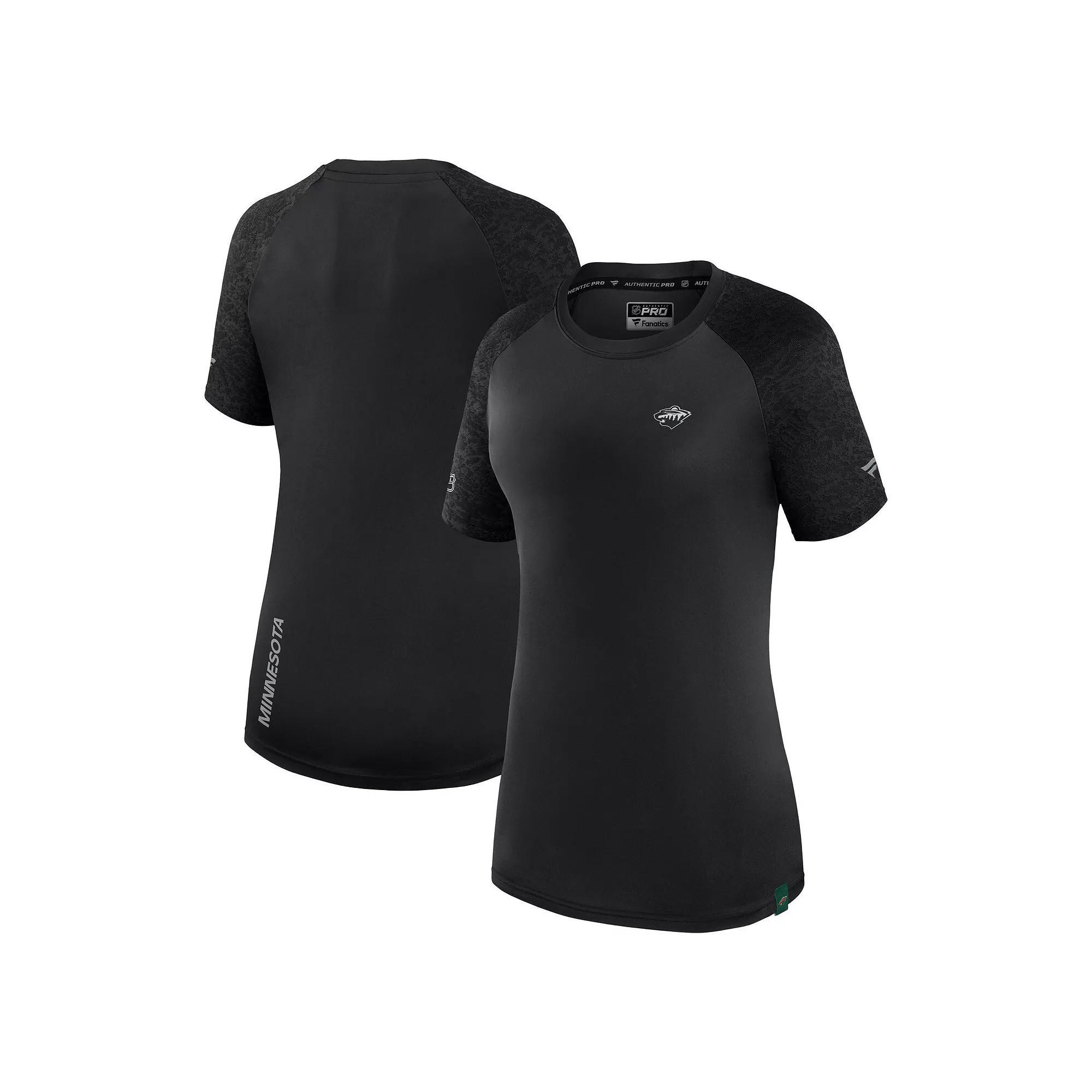 Women's Fanatics Branded Deep Sea Blue Seattle Kraken Authentic Pro Tech T-Shirt,  Product Image