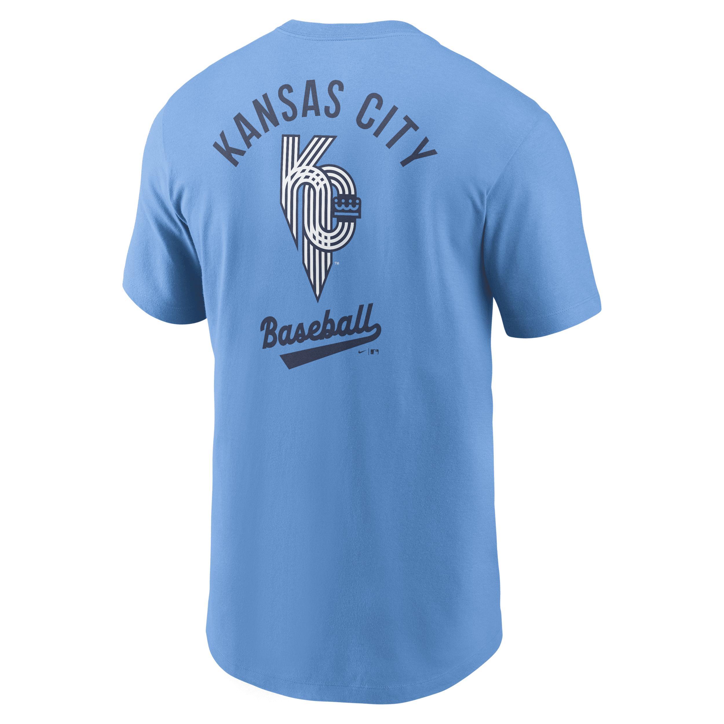 Kansas City Royals City Connect 2-Hit Nike Mens MLB T-Shirt | N1994EYROY-SAZ Product Image