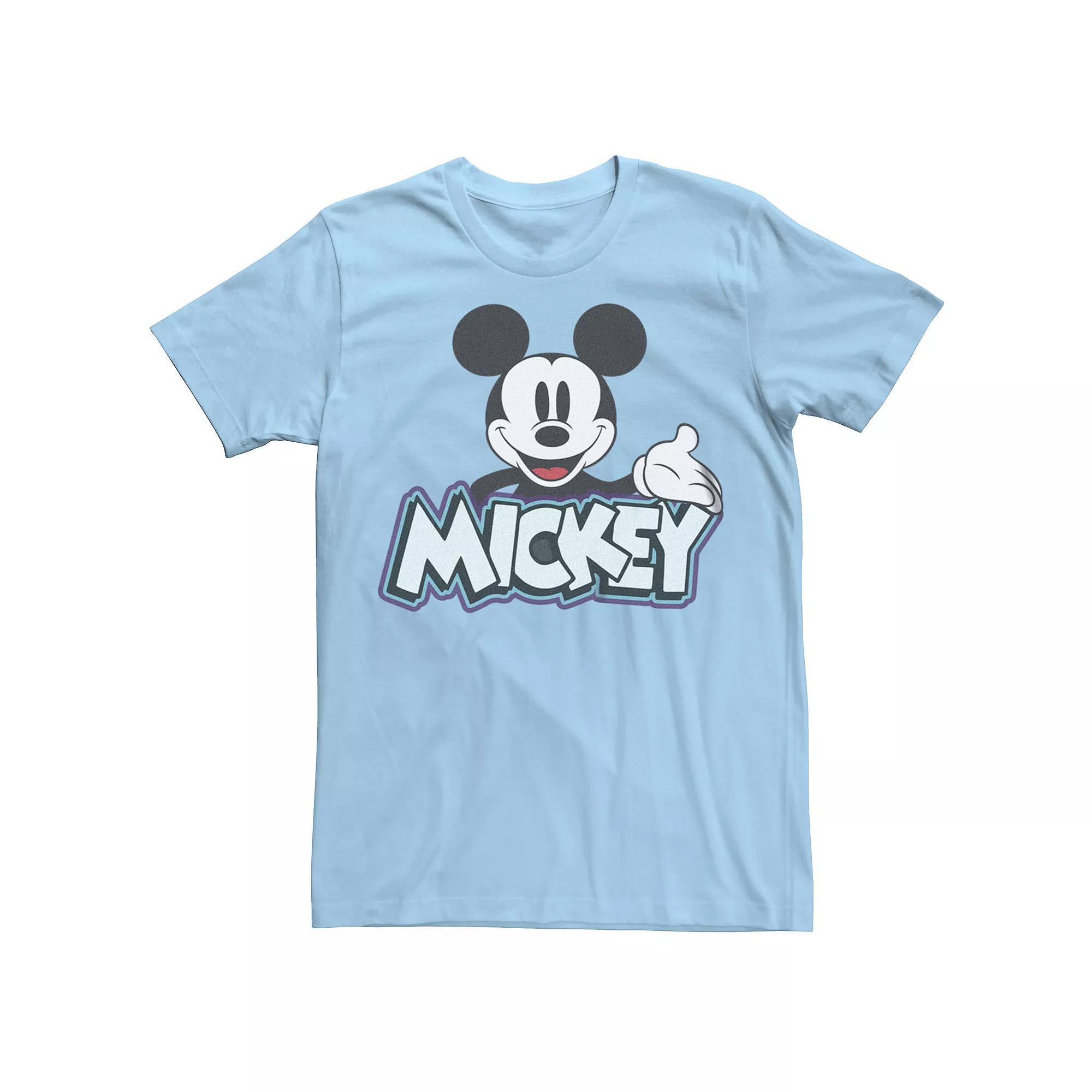 Disney's Mickey Mouse Name Title Men's Graphic Tee,  Product Image