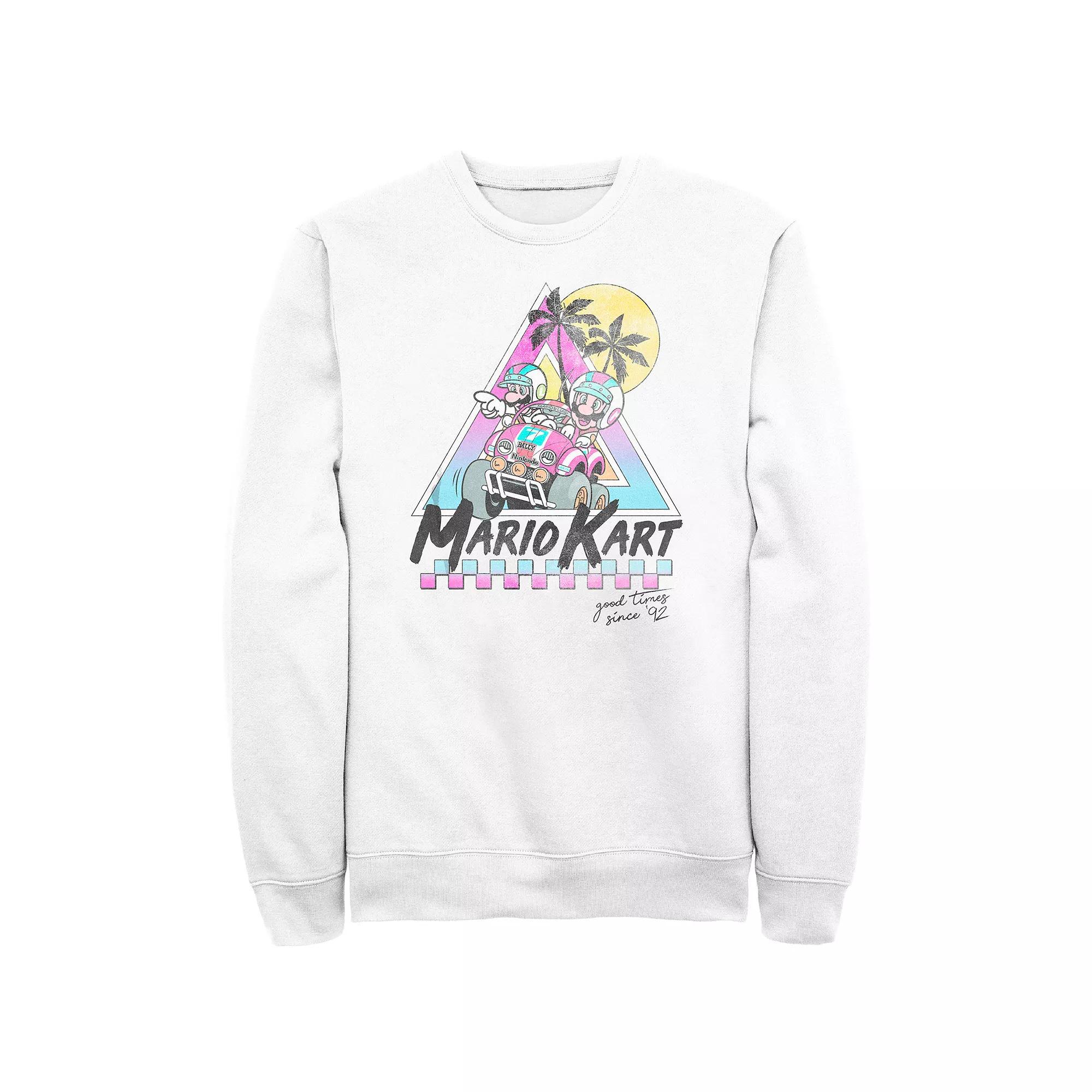 Men's Nintendo Mario Kart Beach Race Good Times Since 92 Fleece Sweatshirt,  Product Image