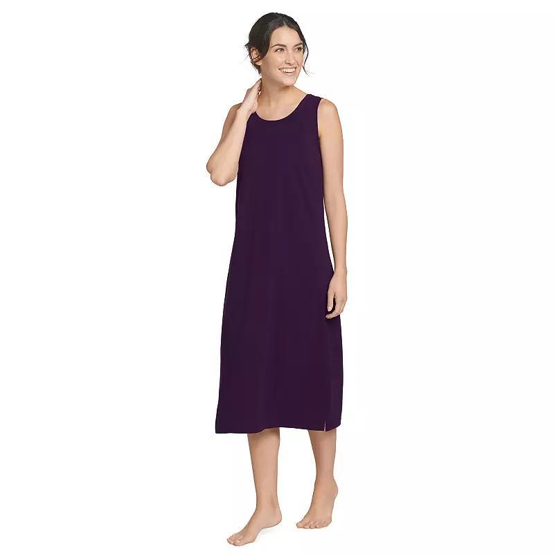 Womens Jockey Everyday Essentials Knit Chemise Purple Product Image