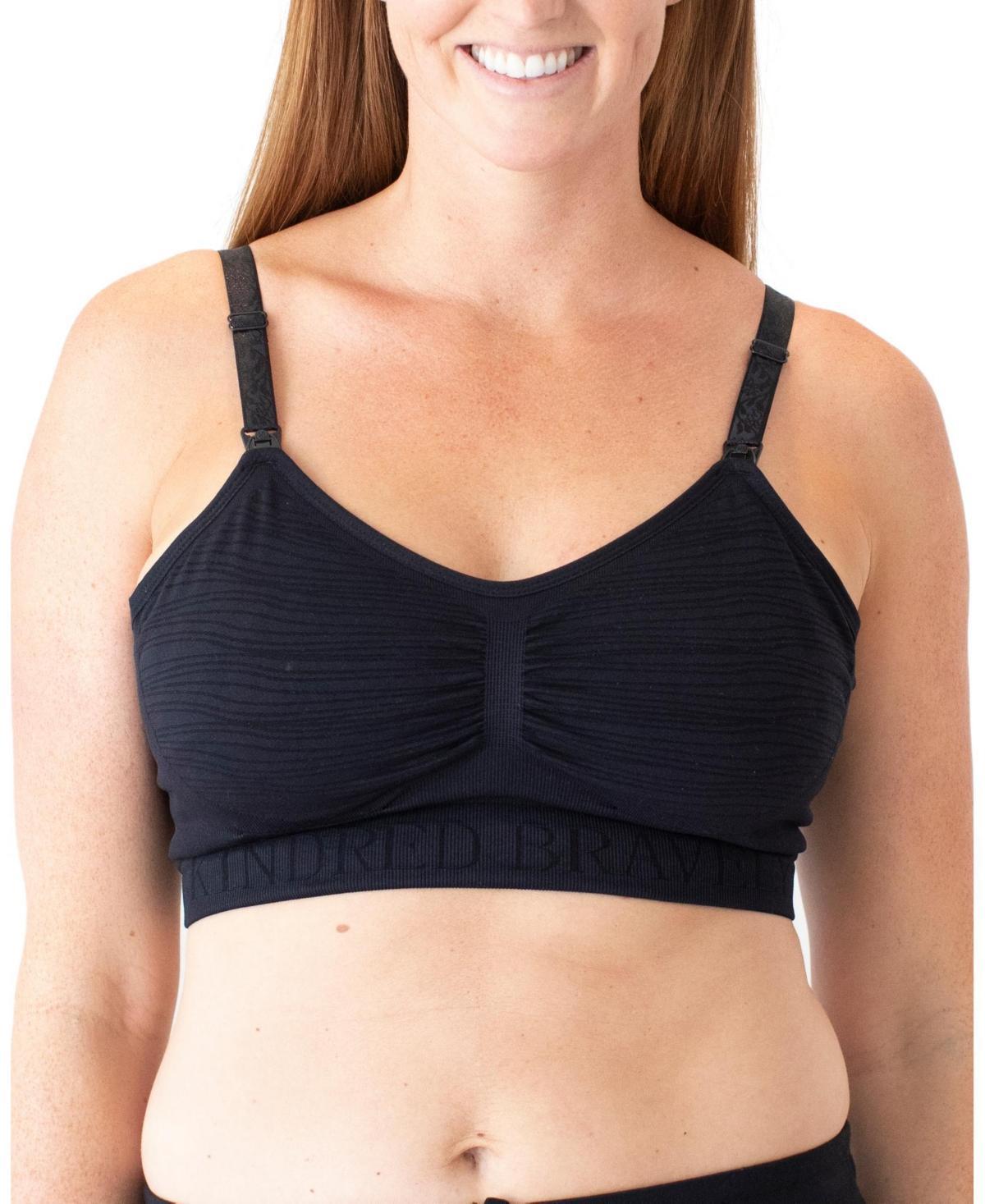 Kindred Bravely Womens Sublime Pumping + Nursing Hands Free Bra - Black M Product Image