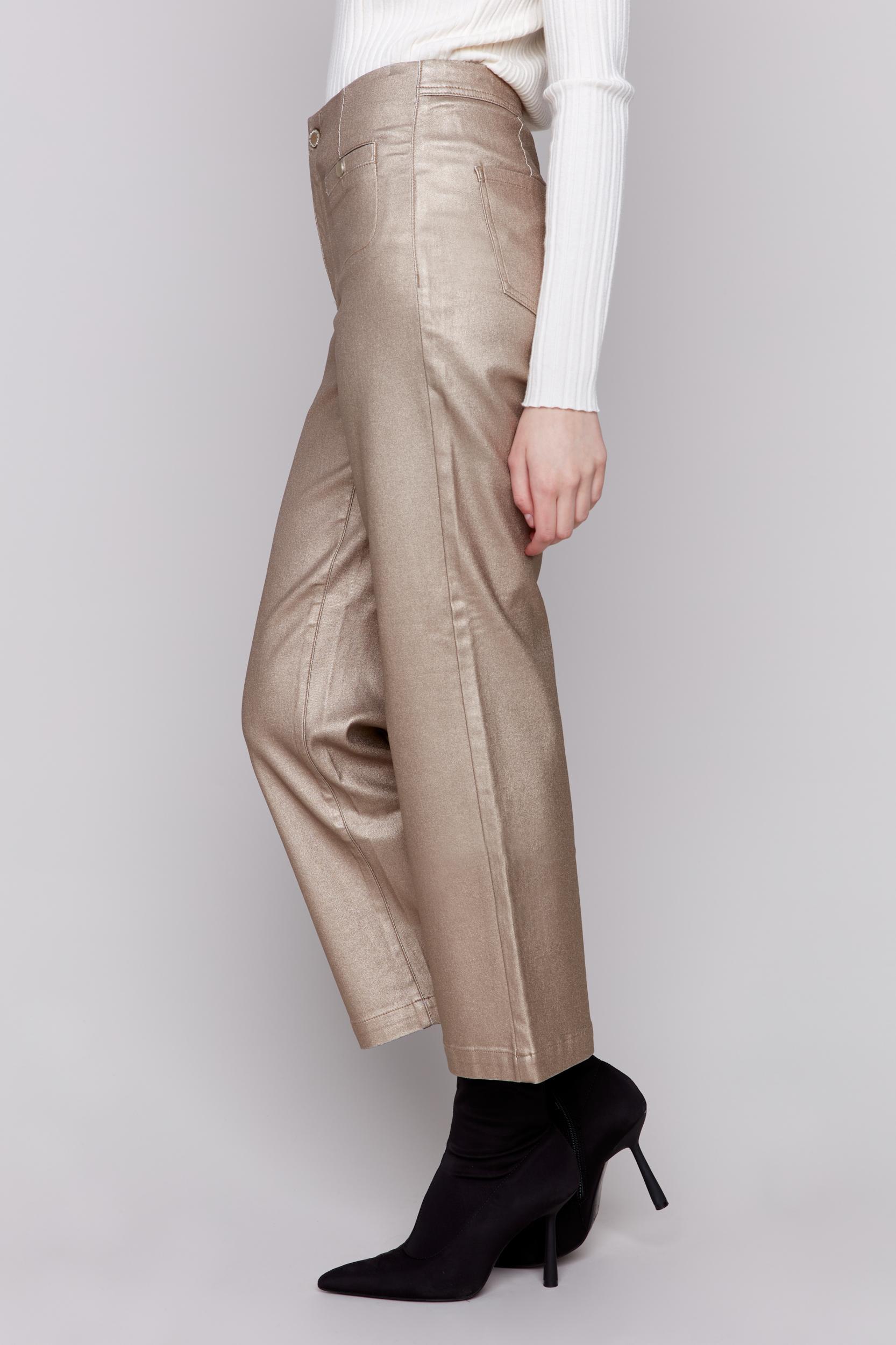 Shimmery Twill Pull-On Pant Product Image
