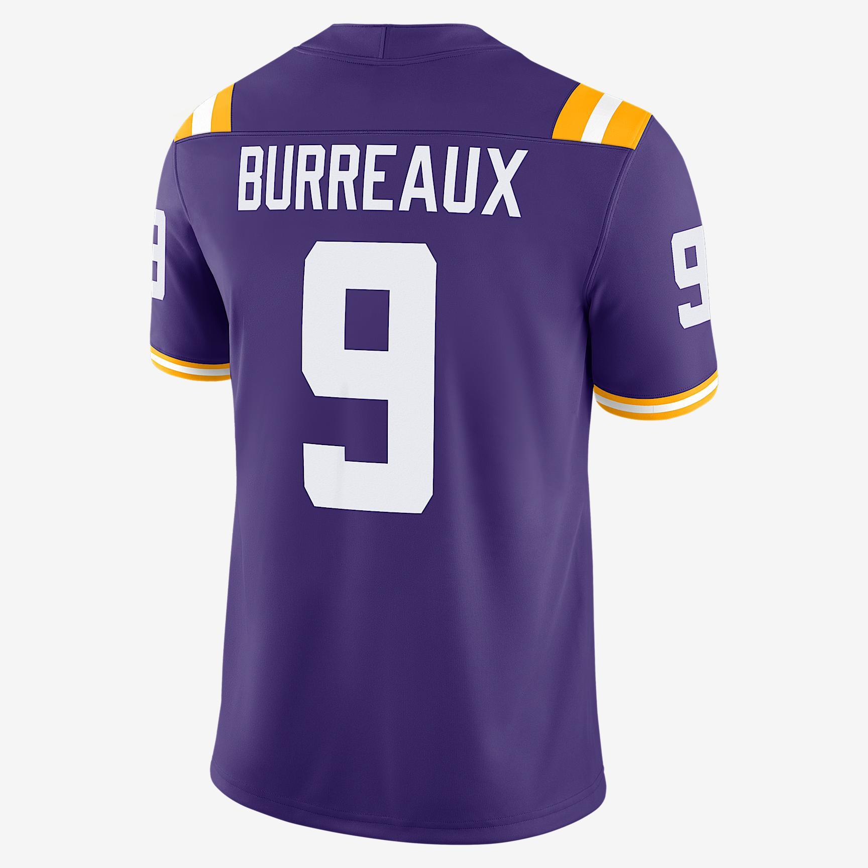 Joe Burrow LSU Men’s Nike Dri-FIT College Game Jersey Product Image