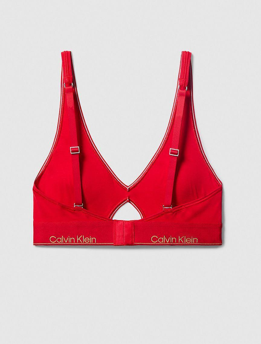 Icon Cotton Modal Lightly Lined Triangle Bralette Product Image