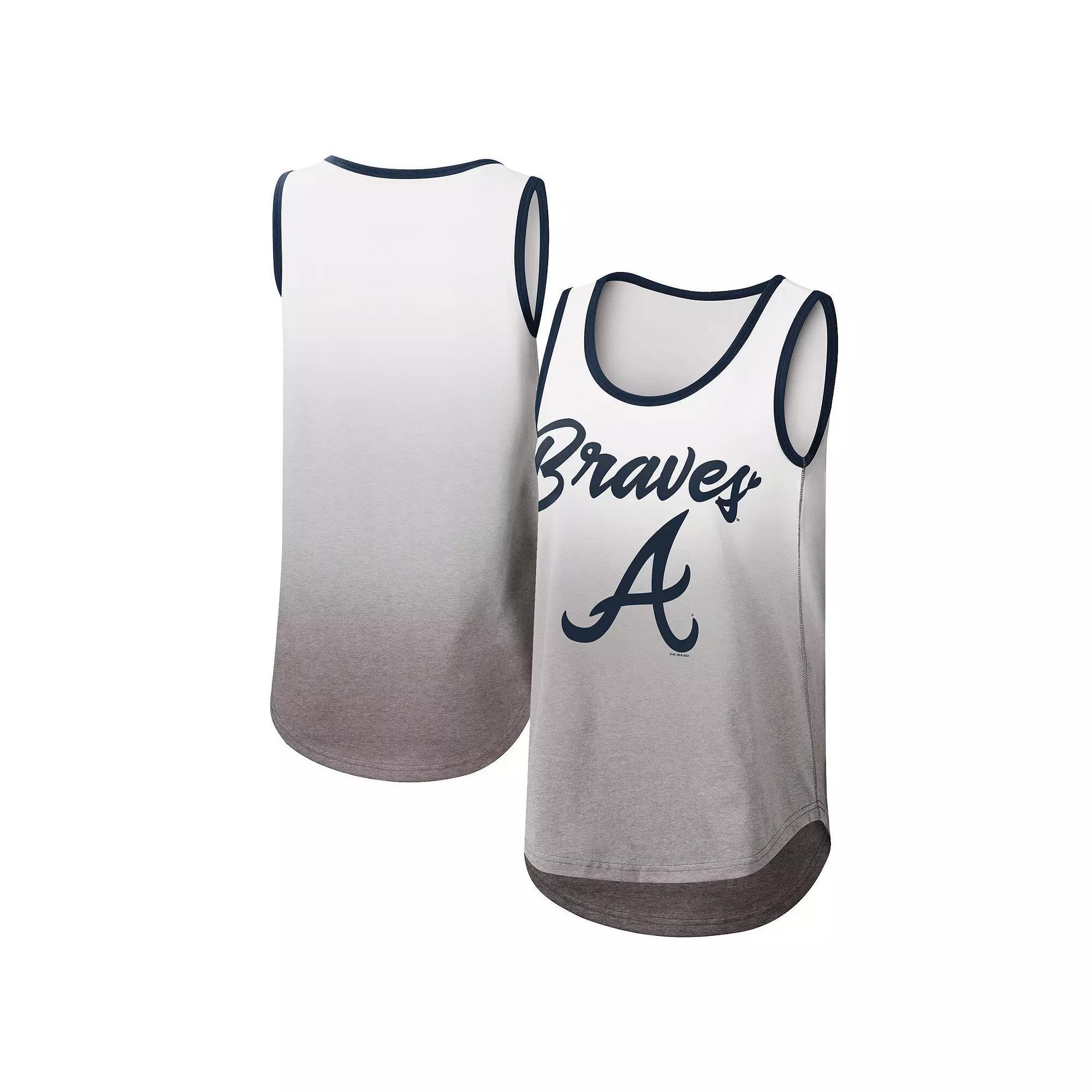 Women's G-III 4Her by Carl Banks White Atlanta Braves Logo Opening Day Tank Top, Size: Large Product Image