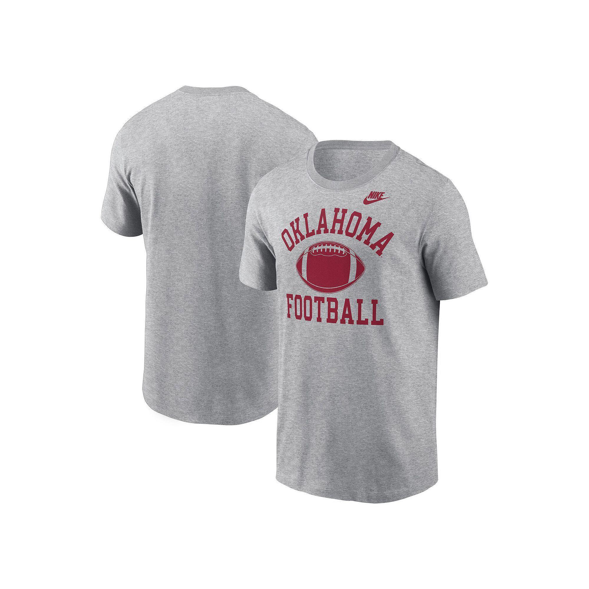 Men's Nike Heather Gray West Virginia Mountaineers Legacy Football Icon T-Shirt,  Product Image