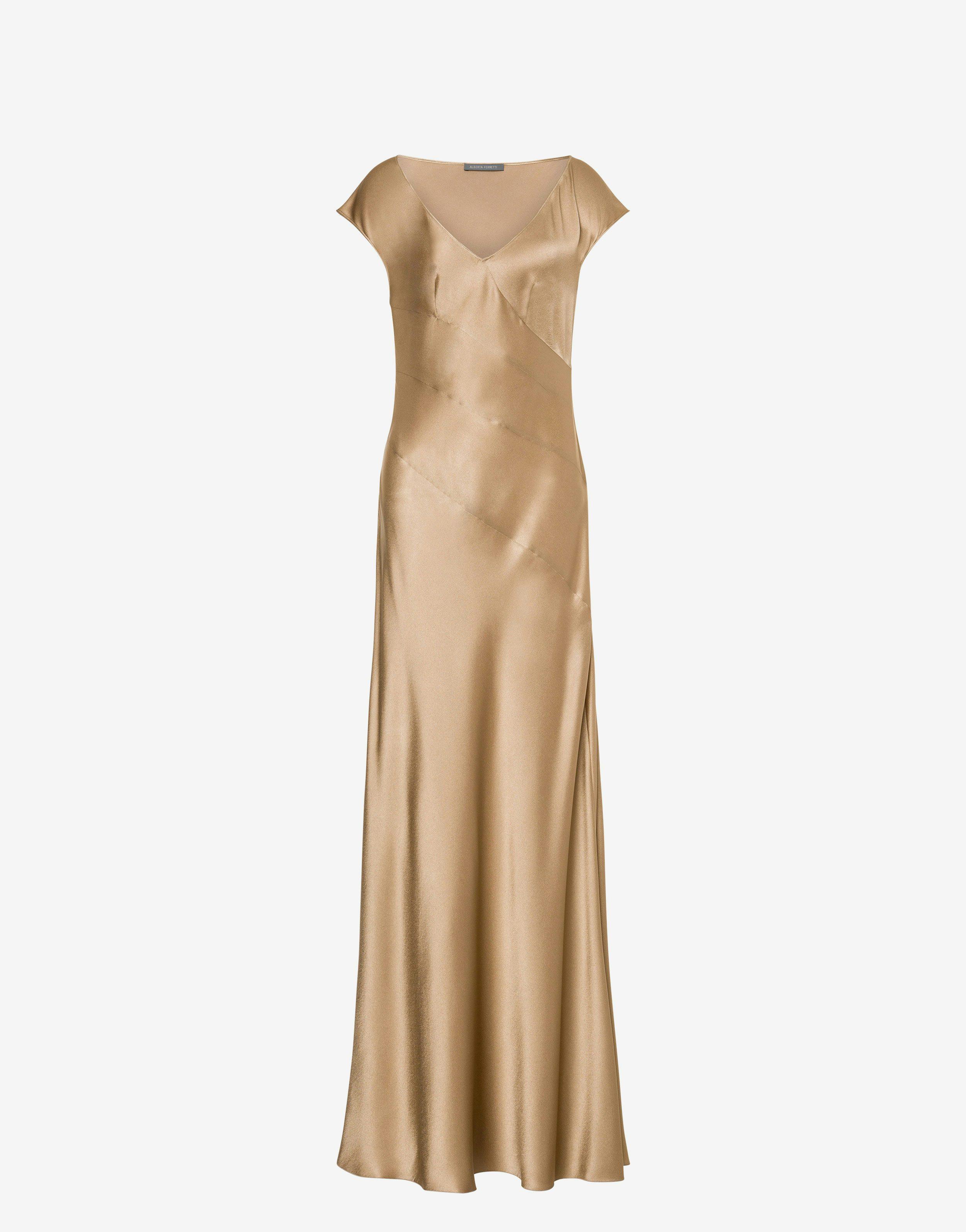 Long satin dress Product Image