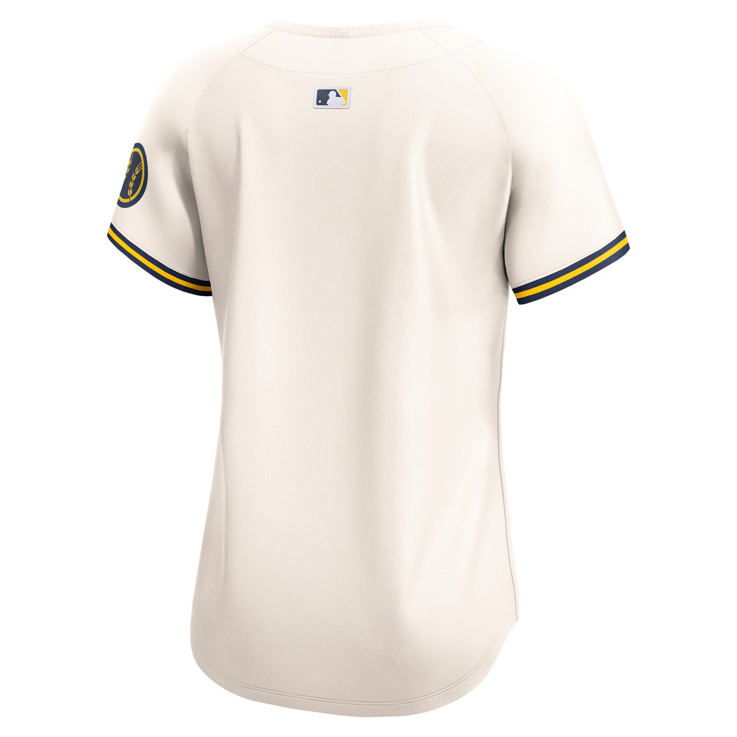 Milwaukee Brewers Womens Nike Womens Dri-FIT ADV MLB Limited Jersey | LM2WMZHOMZB-1U2 Product Image