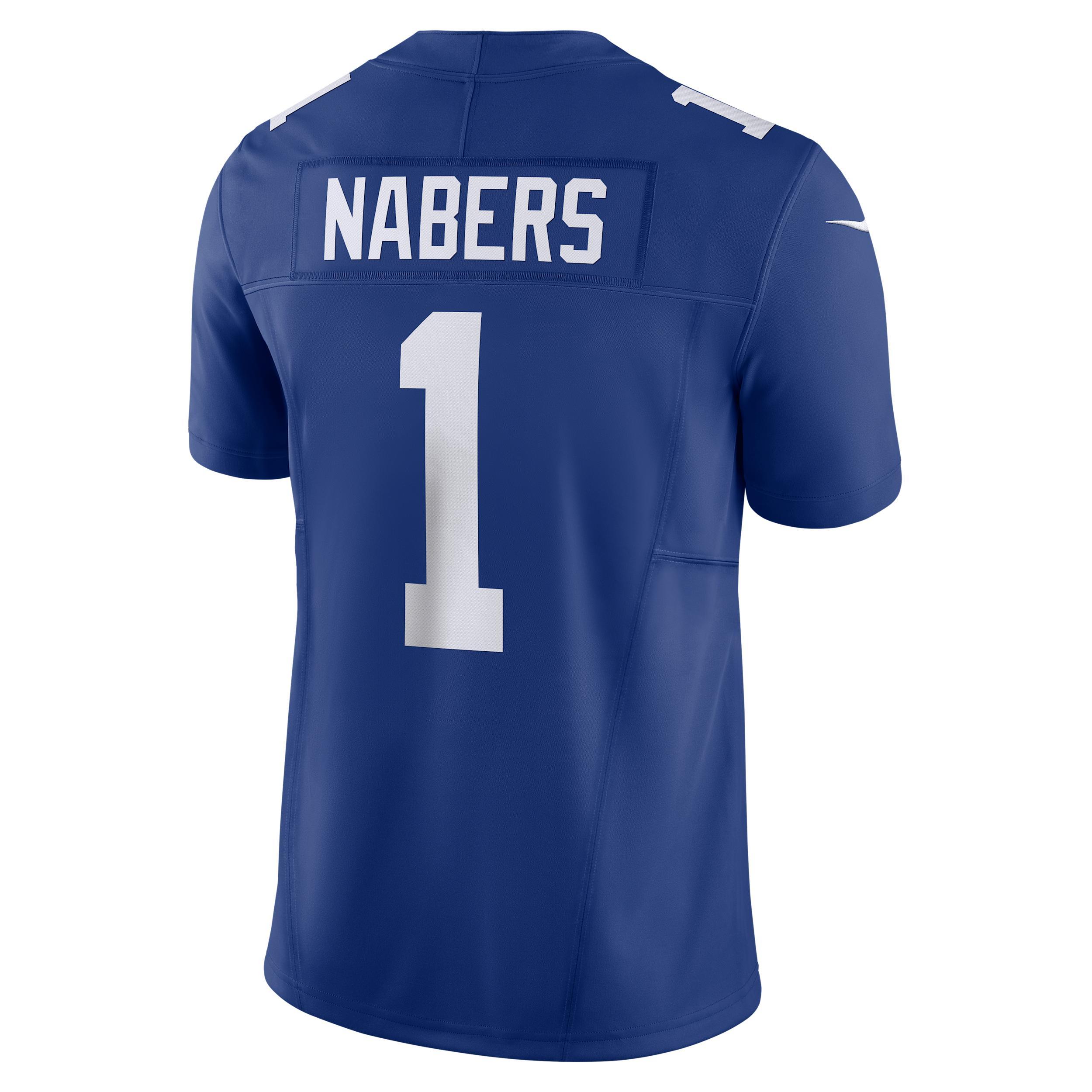 Malik Nabers New York Giants Nike Mens Dri-FIT NFL Limited Jersey | 31NMNGLH8IF-RZ8 Product Image