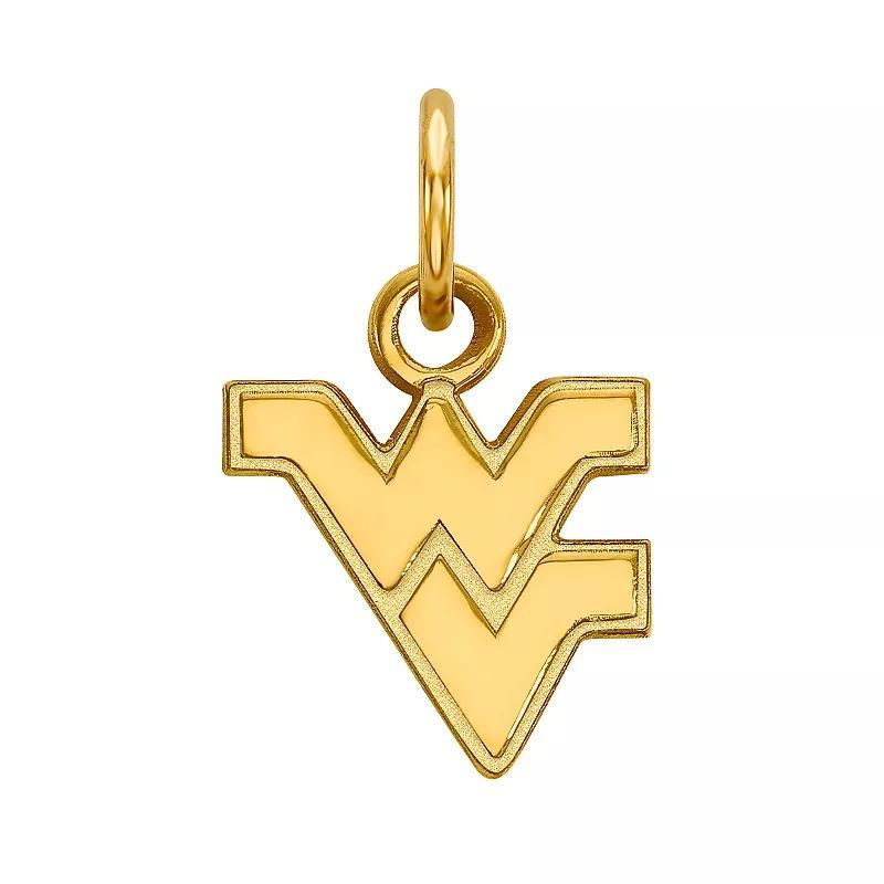 LogoArt 14K Gold PlatedWest Virginia Mountaineers Extra Small Pendant, Womens Product Image