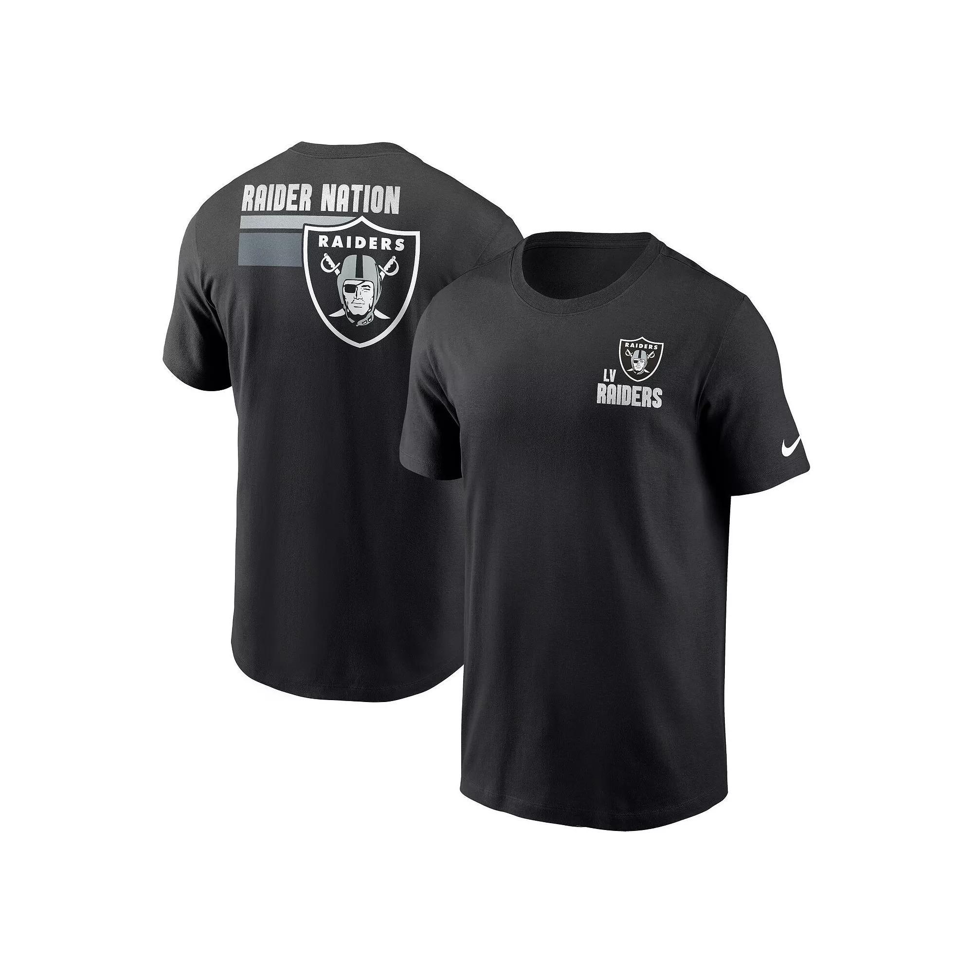 Men's Nike Black Las Vegas Raiders Blitz Essential T-Shirt,  Product Image