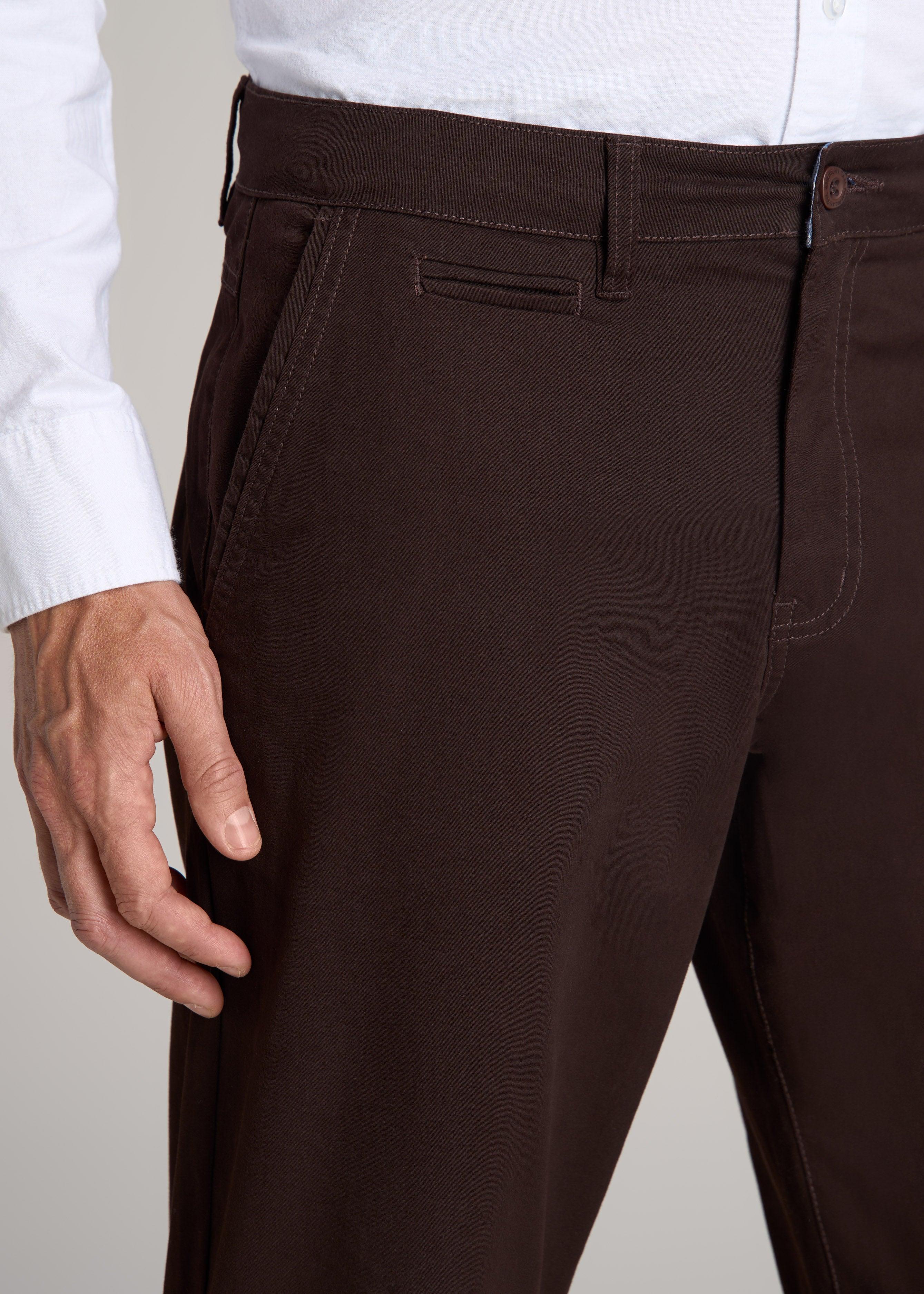 J1 STRAIGHT Leg Chinos in Pebble Grey - Pants for Tall Men Product Image