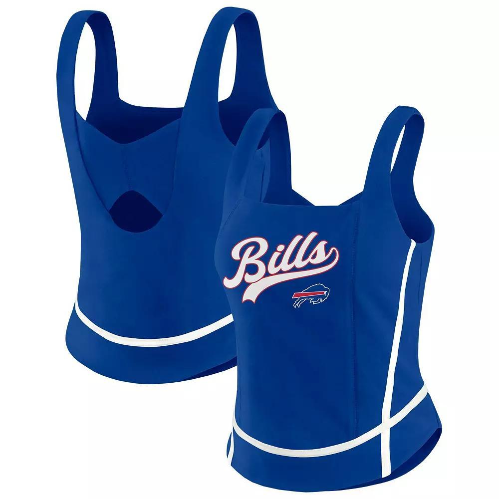 Women's WEAR by Erin Andrews Royal Buffalo Bills Square Neck Tank Top,  Product Image