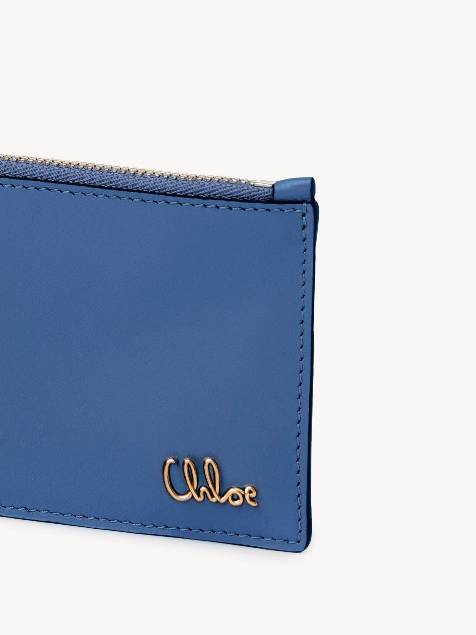 Small Chloé Iconic purse with card slots in shiny leather Product Image