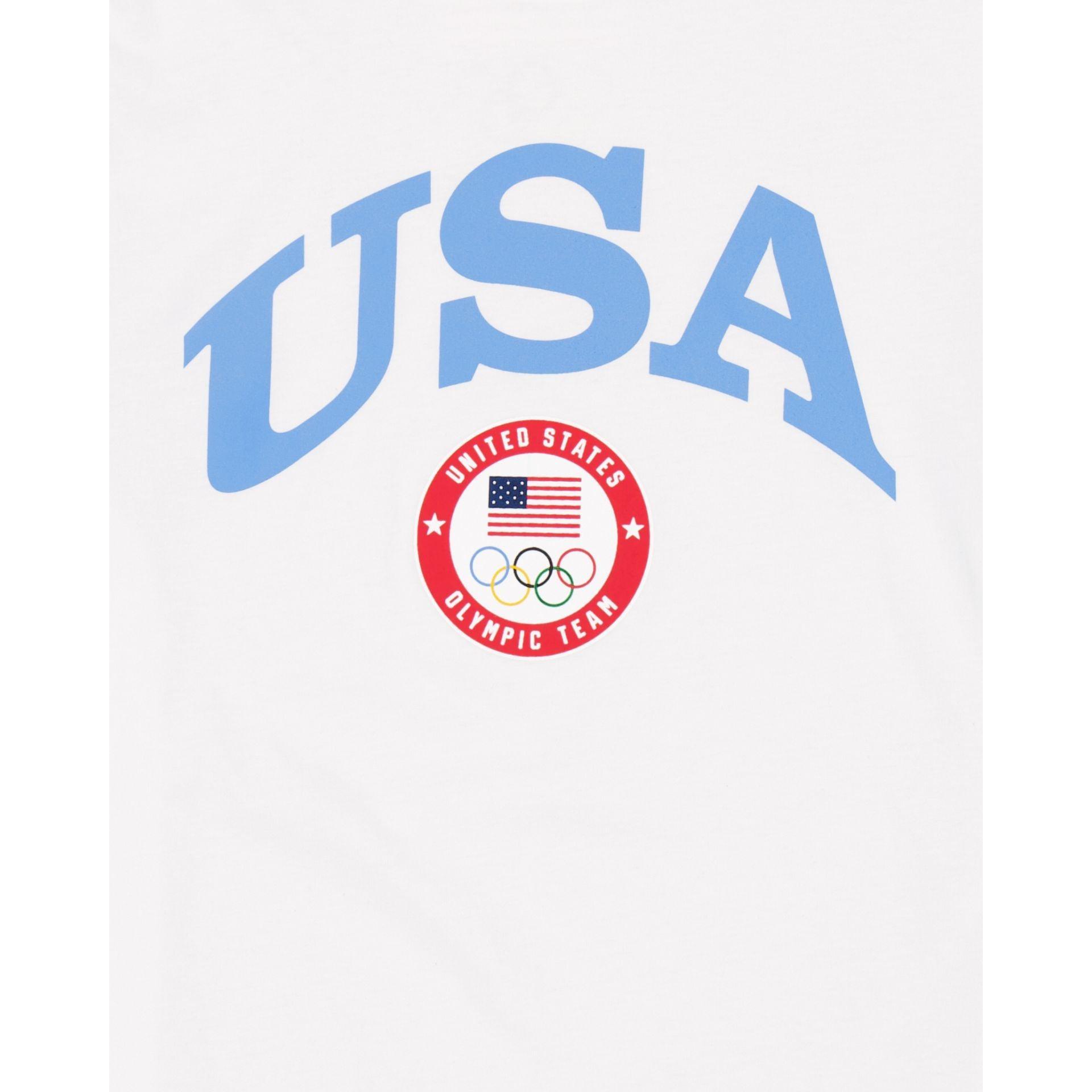 Team USA Olympics White T-Shirt Male Product Image