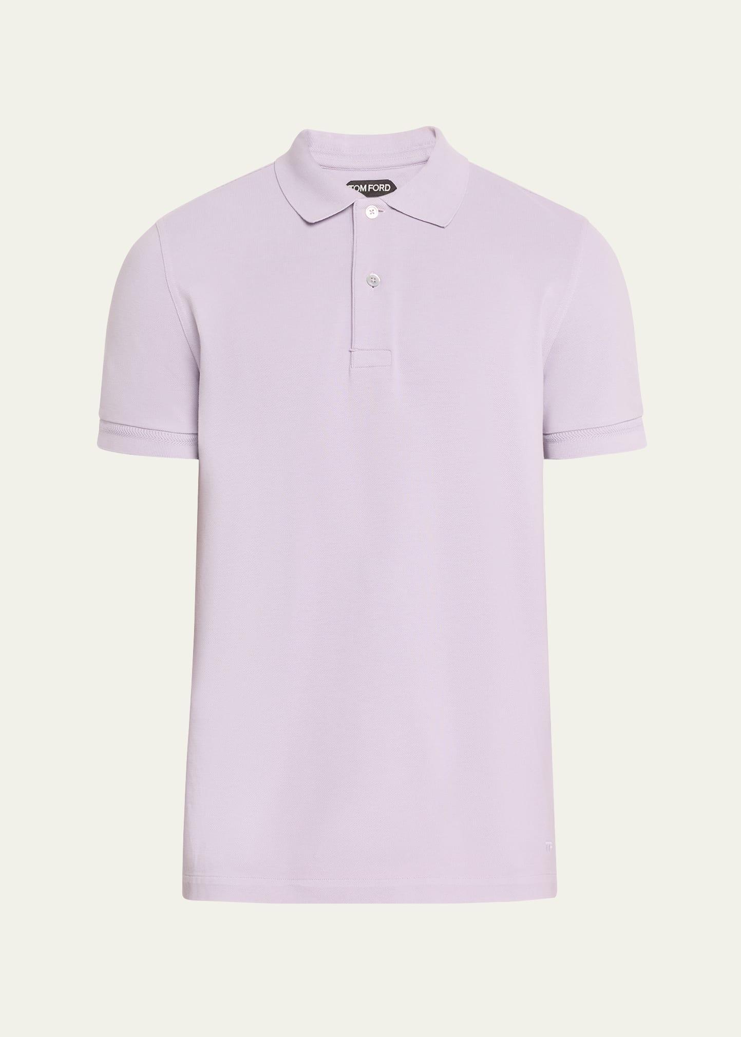 Mens Cotton Pique Polo Shirt Product Image