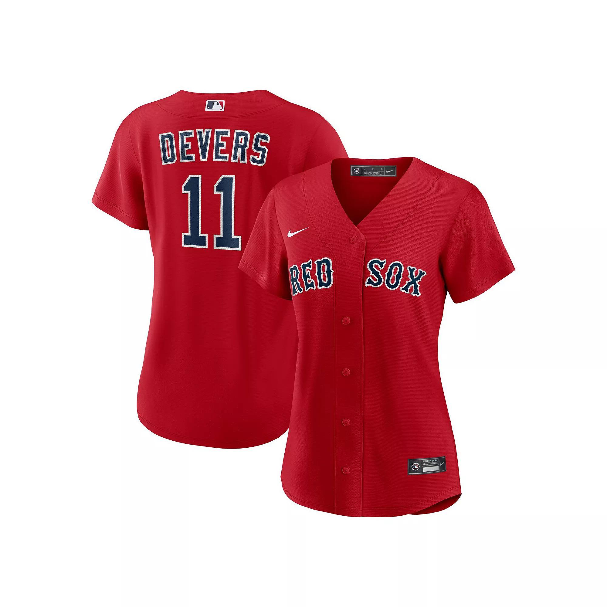 Women's Nike Rafael Devers Red Boston Red Sox Alternate Replica Player Jersey, Size: Medium Product Image