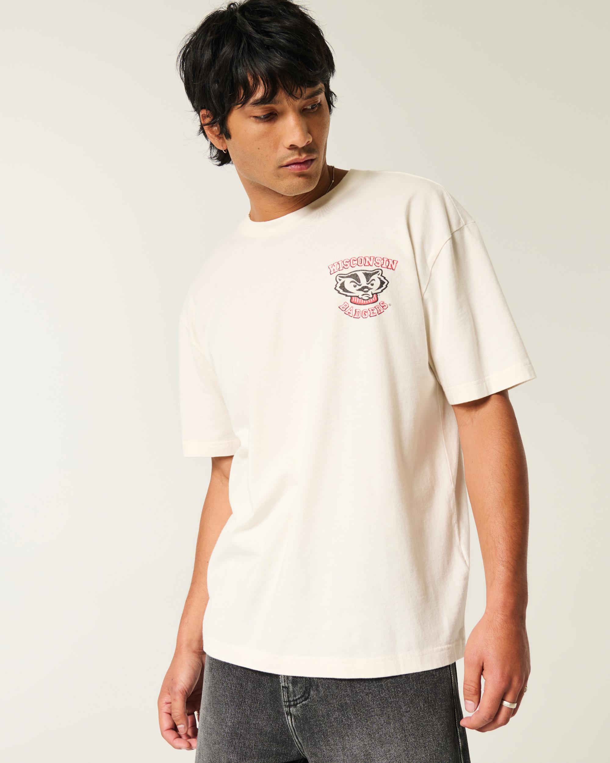 Boxy University of Wisconsin Badgers Graphic Tee Product Image
