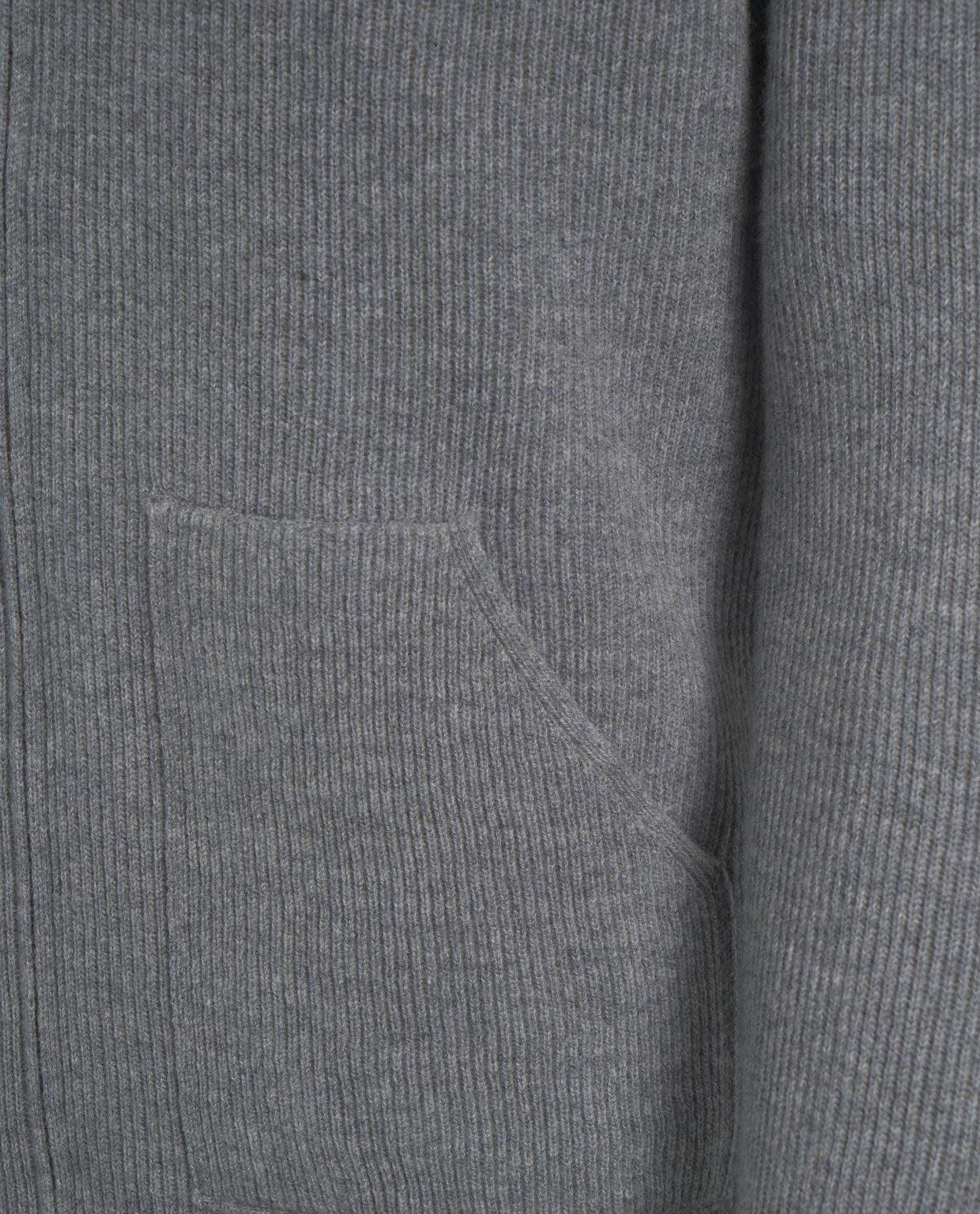 Hooded knit jacket Product Image