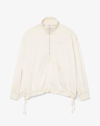 High Zipped Neck Oversized Popover Jacket Product Image