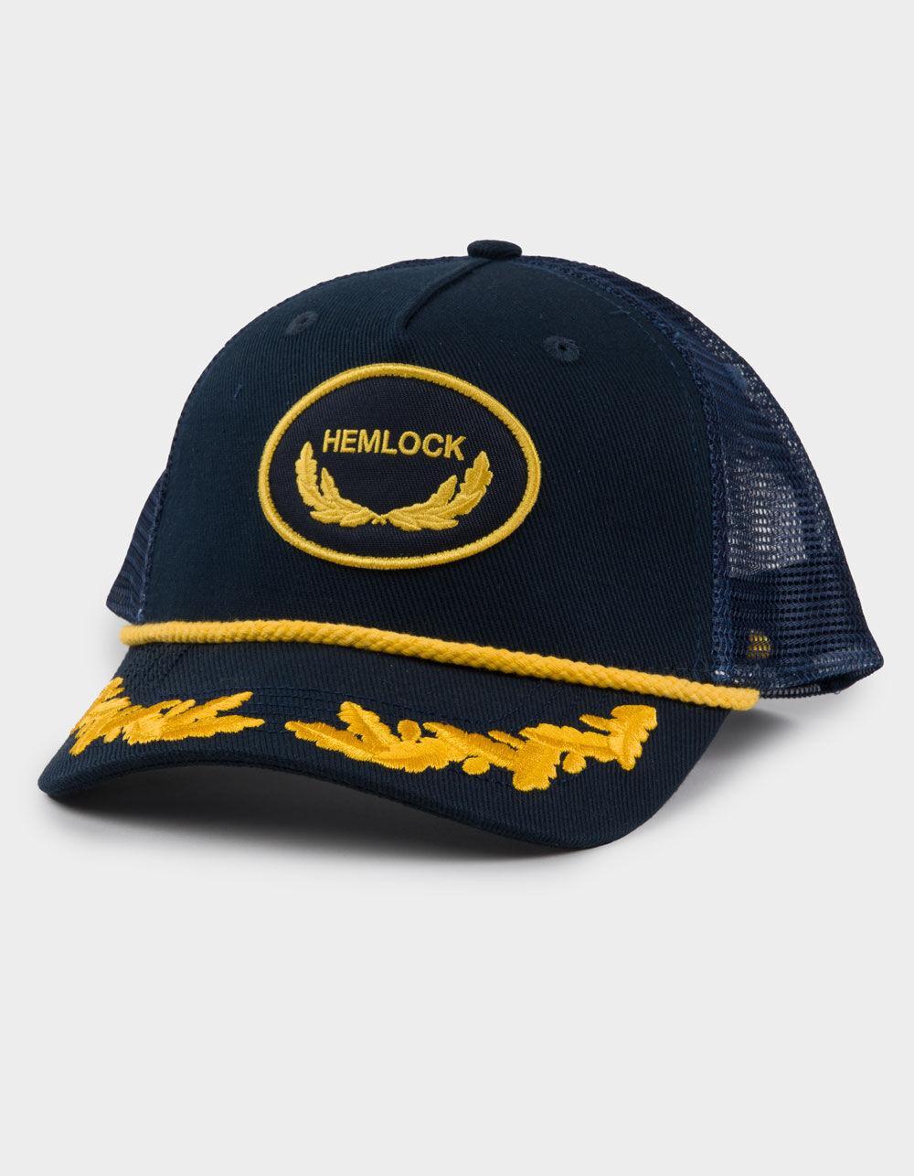 HEMLOCK HAT CO. Captain Trucker Hat - Cream Combo Product Image