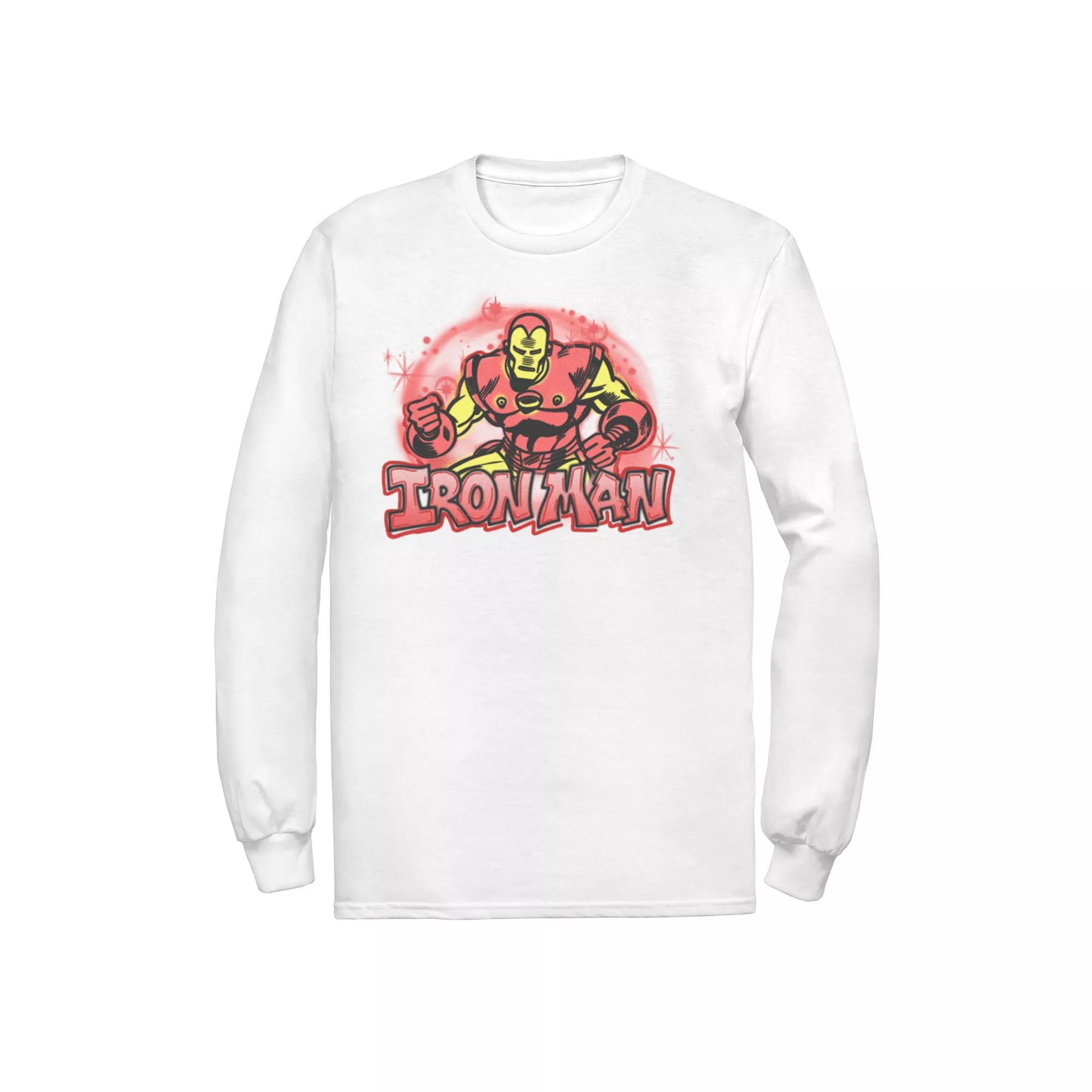 Men's Marvel Airbrushed Iron Man Graphic Tee,  Product Image