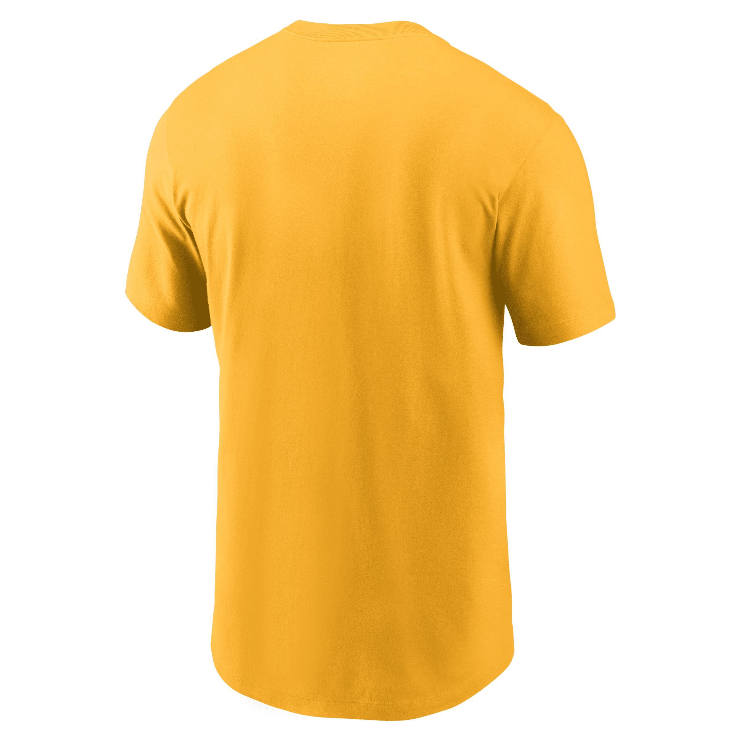 Mens Nike Gold Pittsburgh Steelers Local Essential T-shirt Product Image