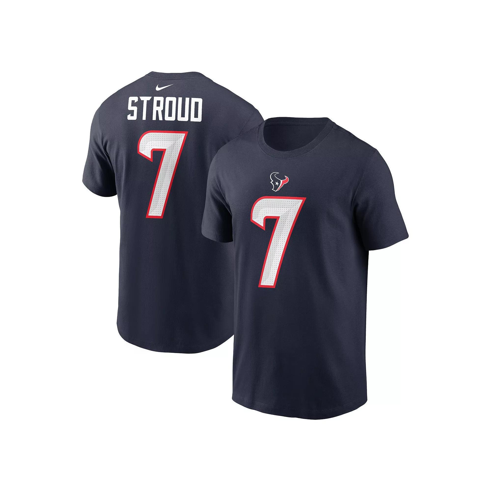 Youth Nike C.J. Stroud Navy Houston Texans Player Name & Number T-Shirt, Boy's,  Product Image