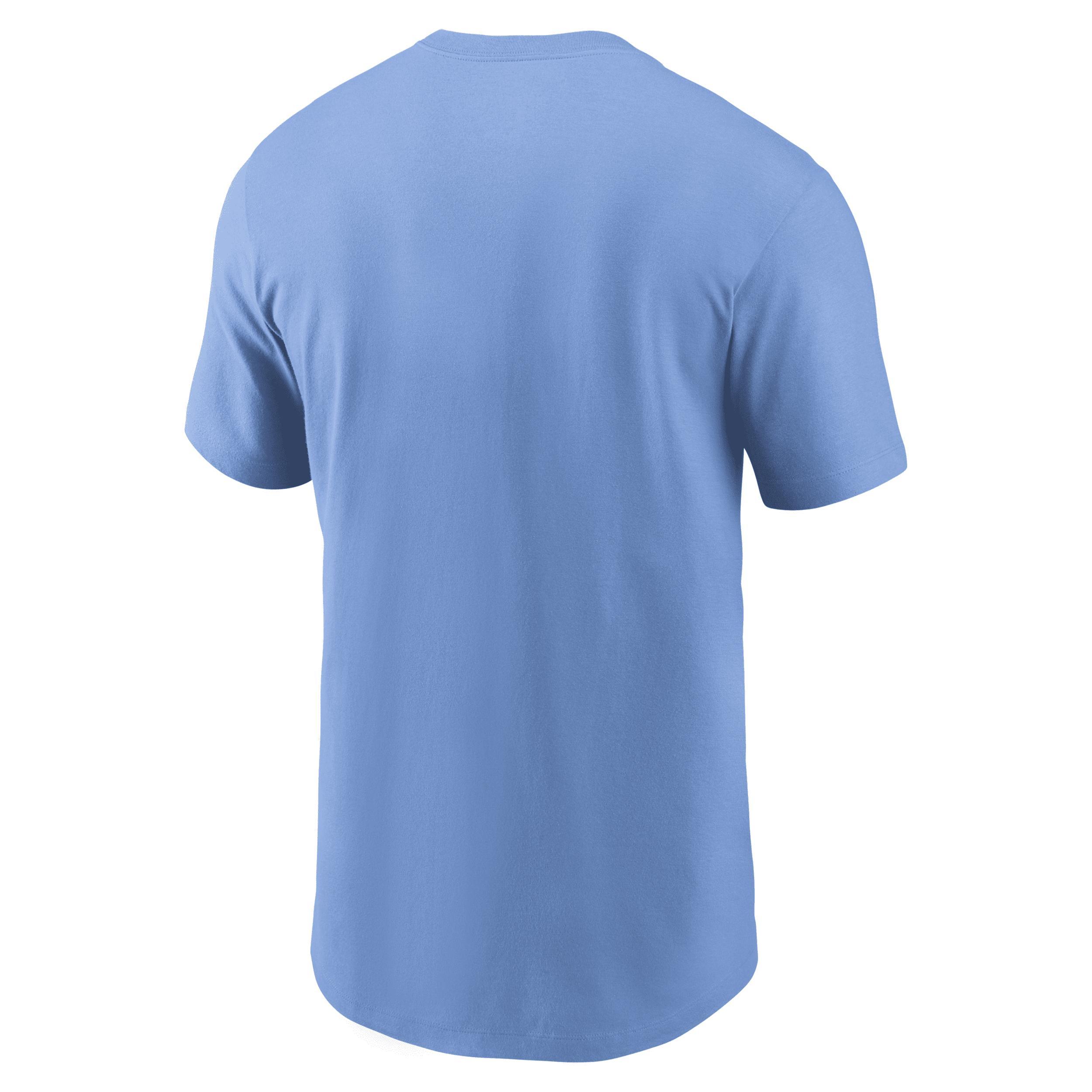 Nike Mens Light Blue Kansas City Royals Cooperstown Collection Team Logo T-Shirt Product Image