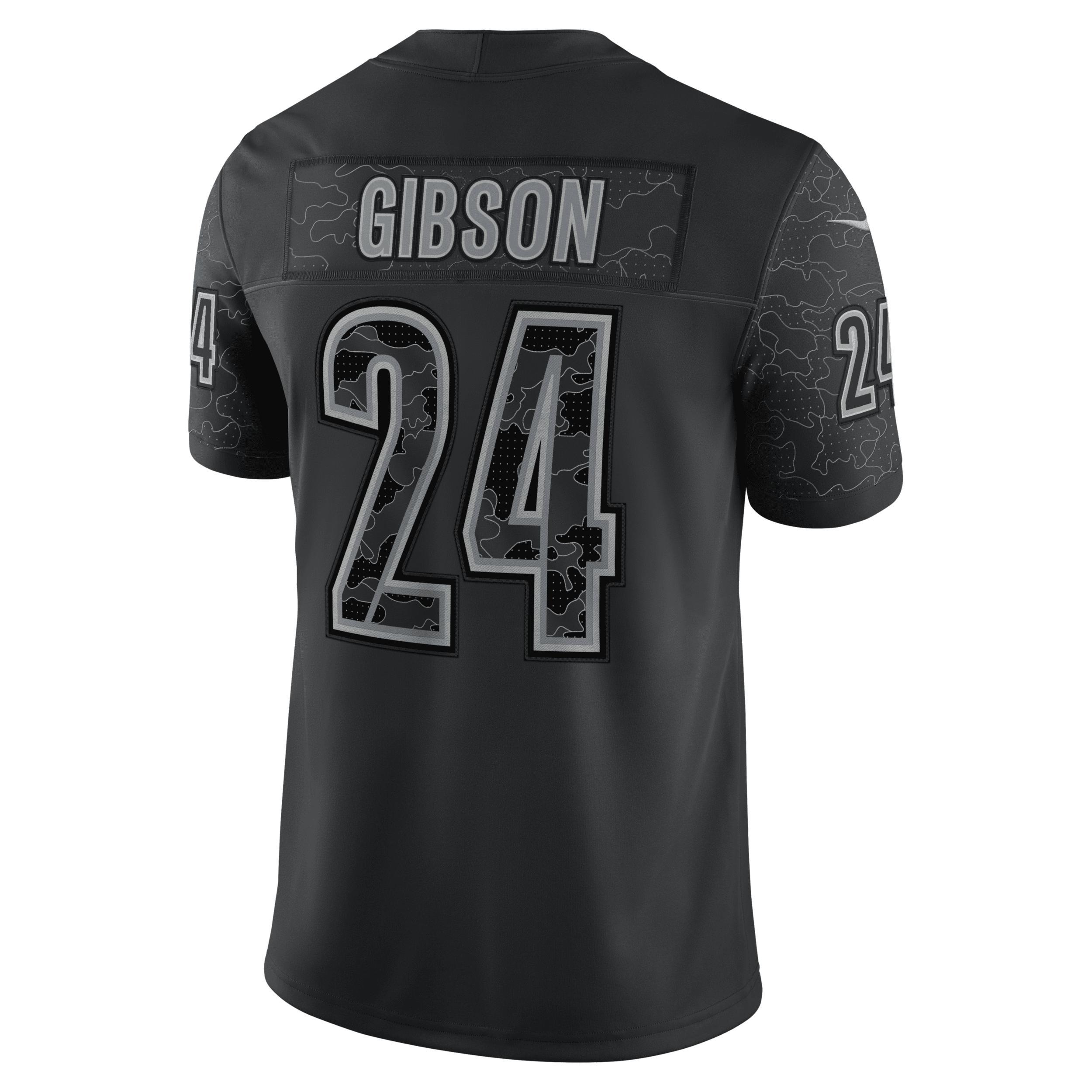 Mens Nike Antonio Gibson Black Washington Commanders RFLCTV Limited Jersey Product Image