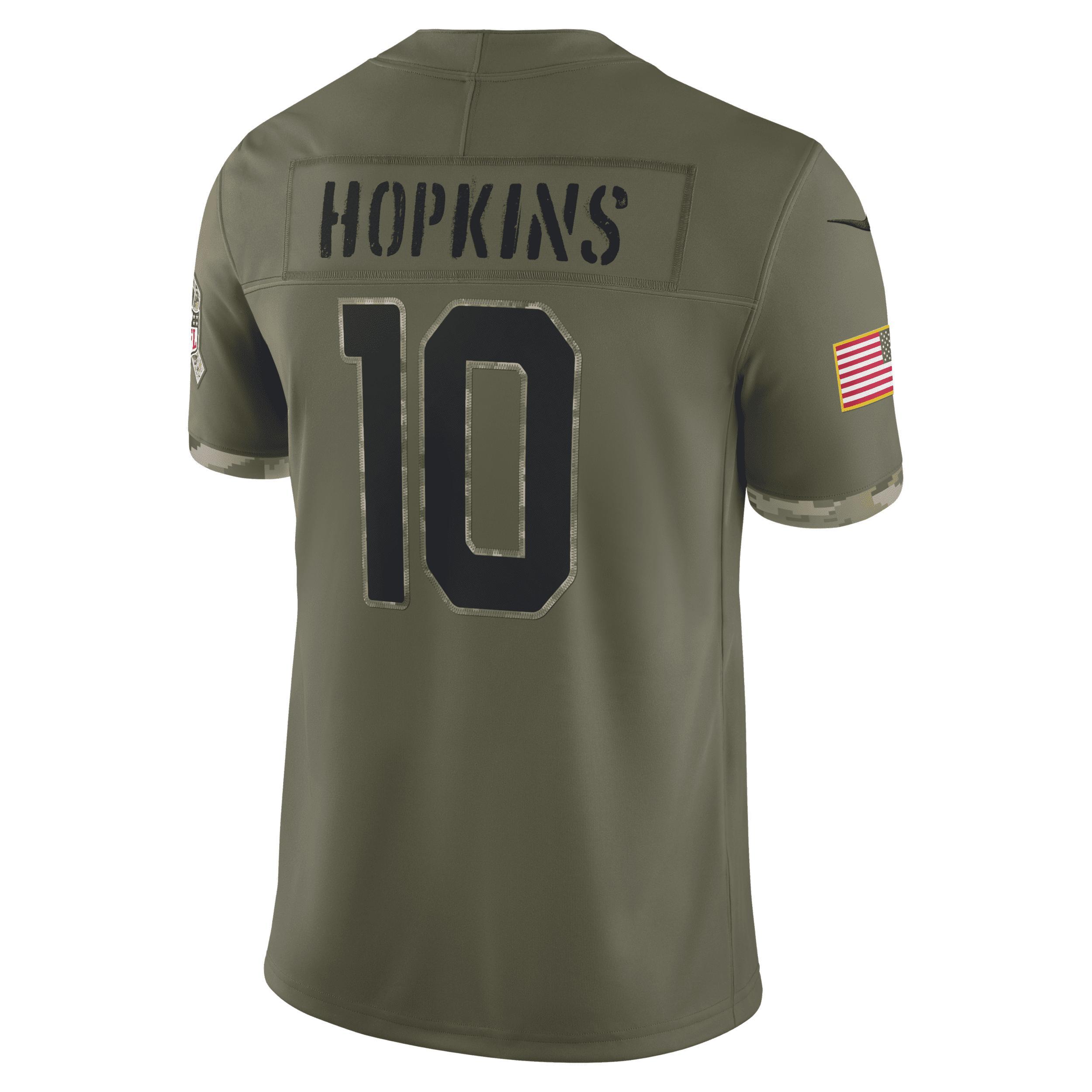 Mens Nike DeAndre Hopkins Olive Arizona Cardinals 2022 Salute To Service Limited Jersey - Olive Product Image