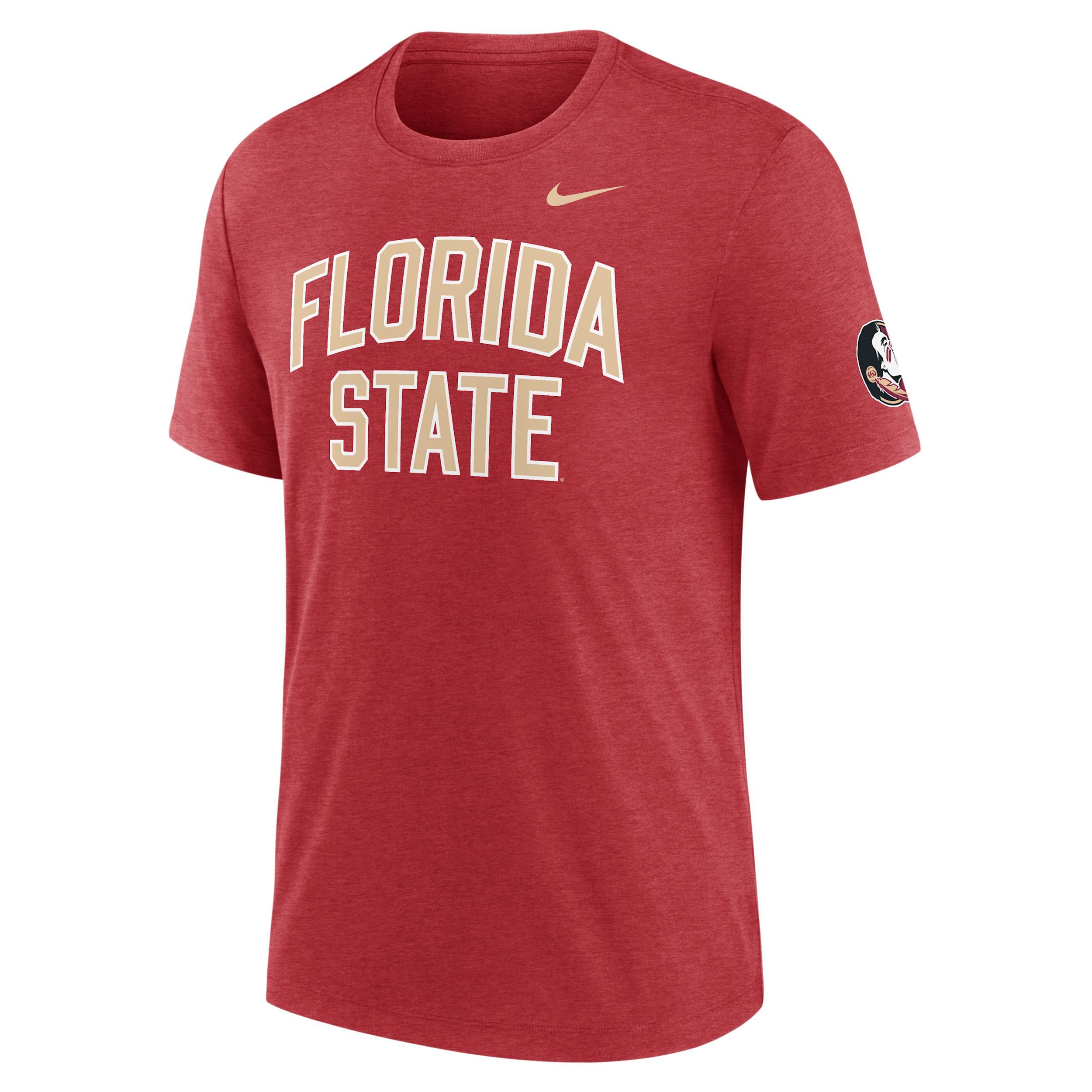 Nike Mens College (Norfolk State University) Tri-Blend Short-Sleeve T-Shirt | M21372NSUN25-FIR Product Image