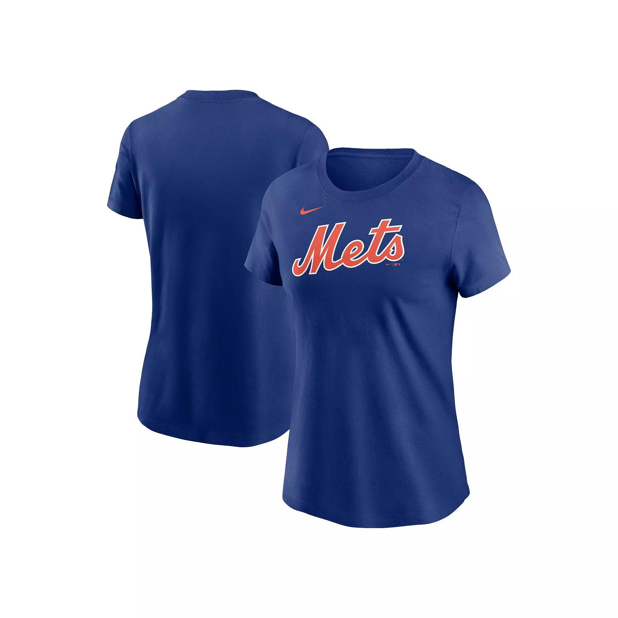 Women's Nike  Royal Chicago Cubs Wordmark T-Shirt, Size: XL, Blue Product Image