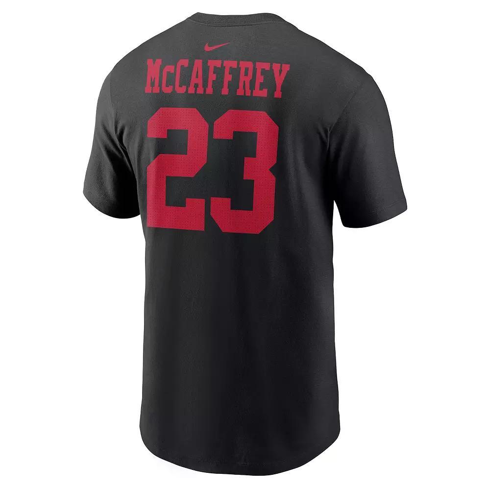Men's Nike Christian McCaffrey San Francisco 49ers NFL Jersey Tee, Size: XL, Black Product Image