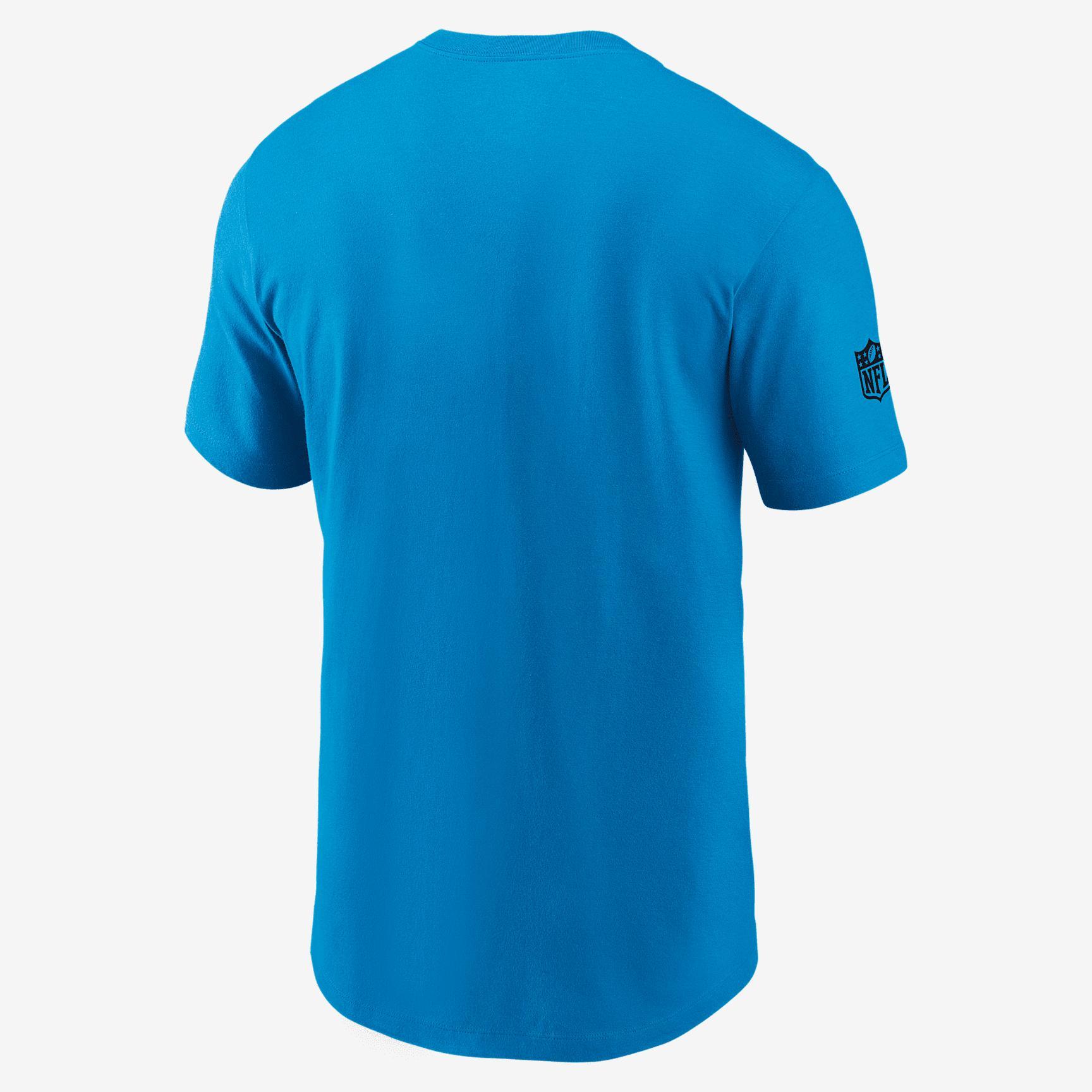 Carolina Panthers Sideline Team Issue Nike Mens Dri-FIT NFL T-Shirt | 02ET44I9D-AR5 Product Image