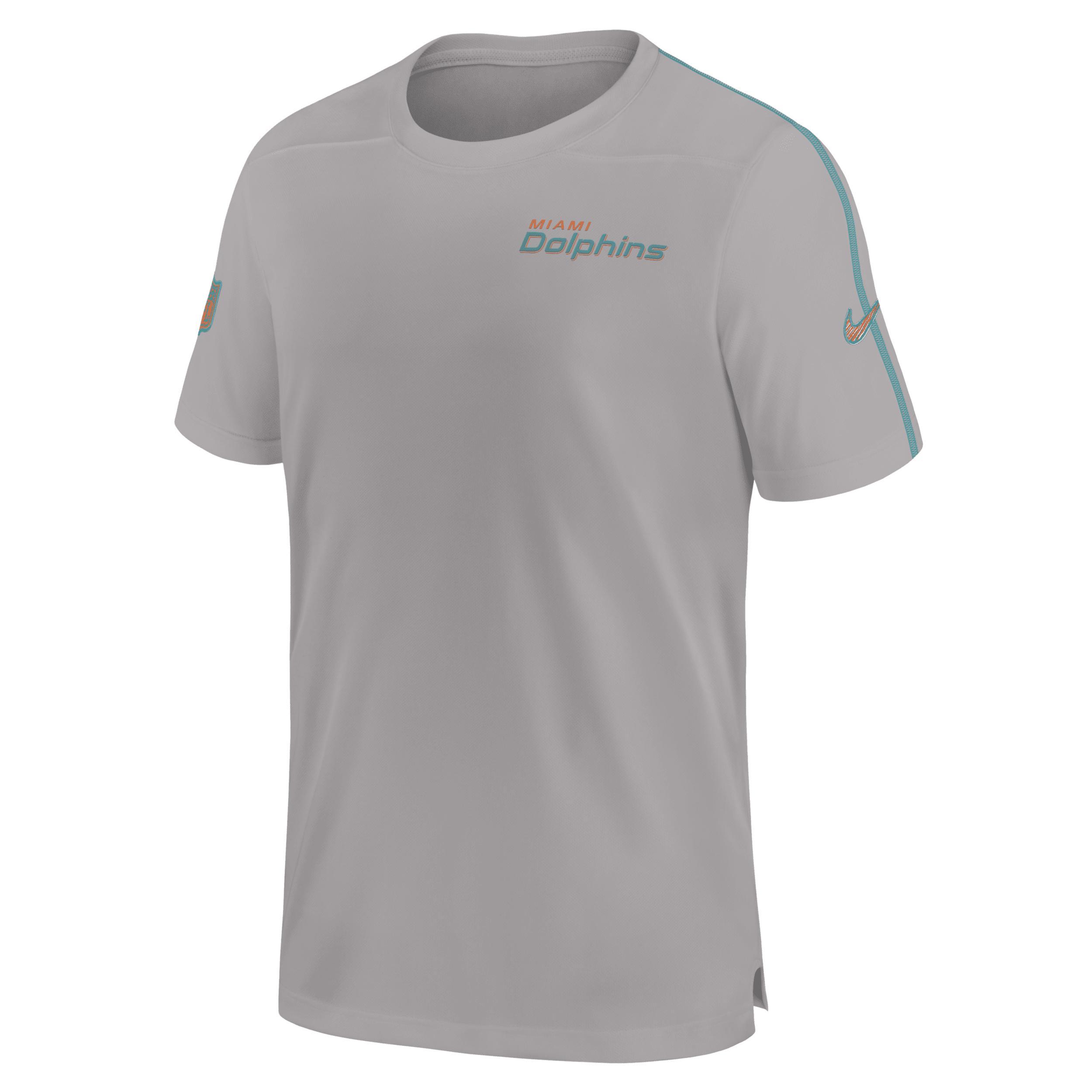 Miami Dolphins Sideline Coach Nike Men's Dri-FIT NFL Top Product Image