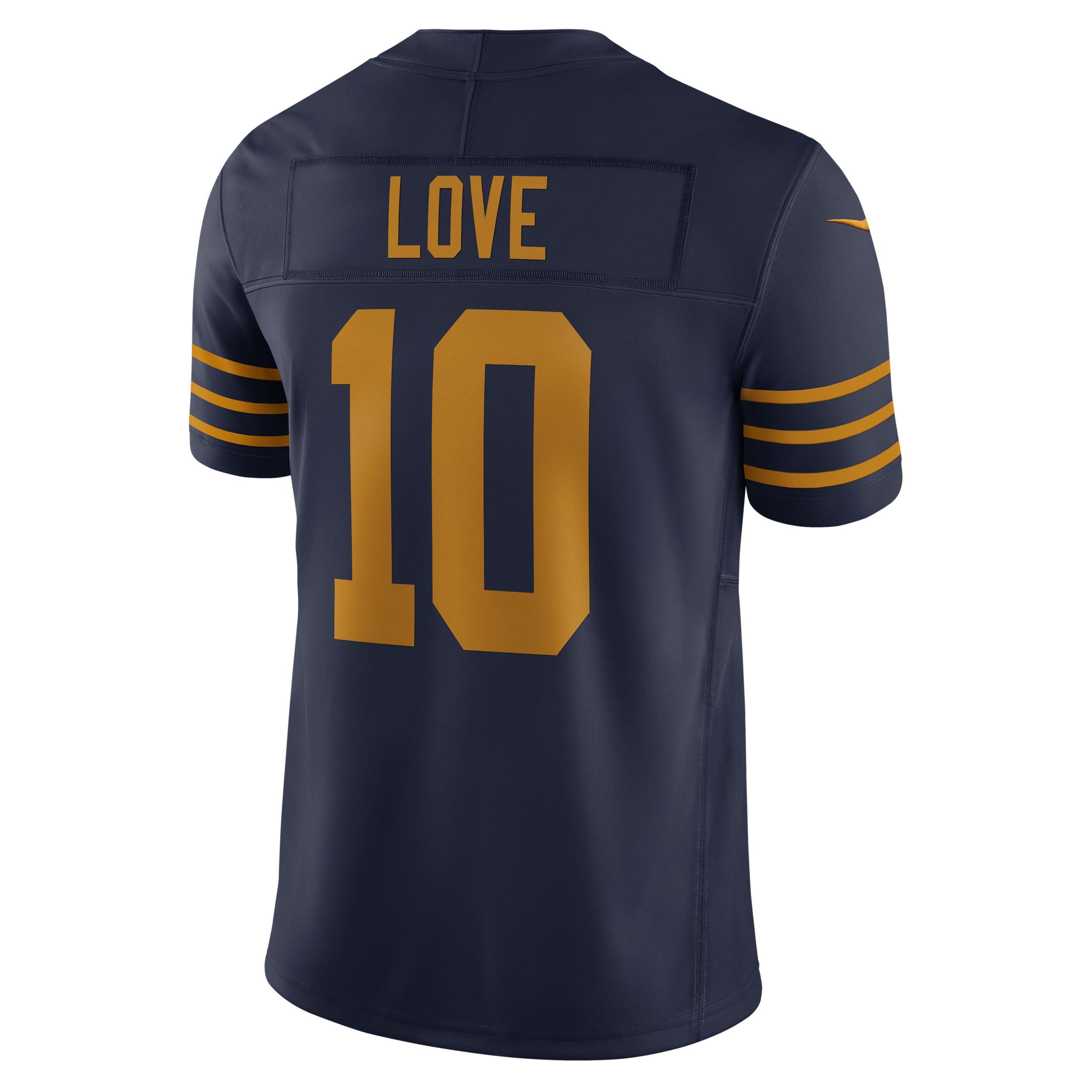 Jordan Love Green Bay Packers Nike Men's Dri-FIT NFL Limited Jersey Product Image