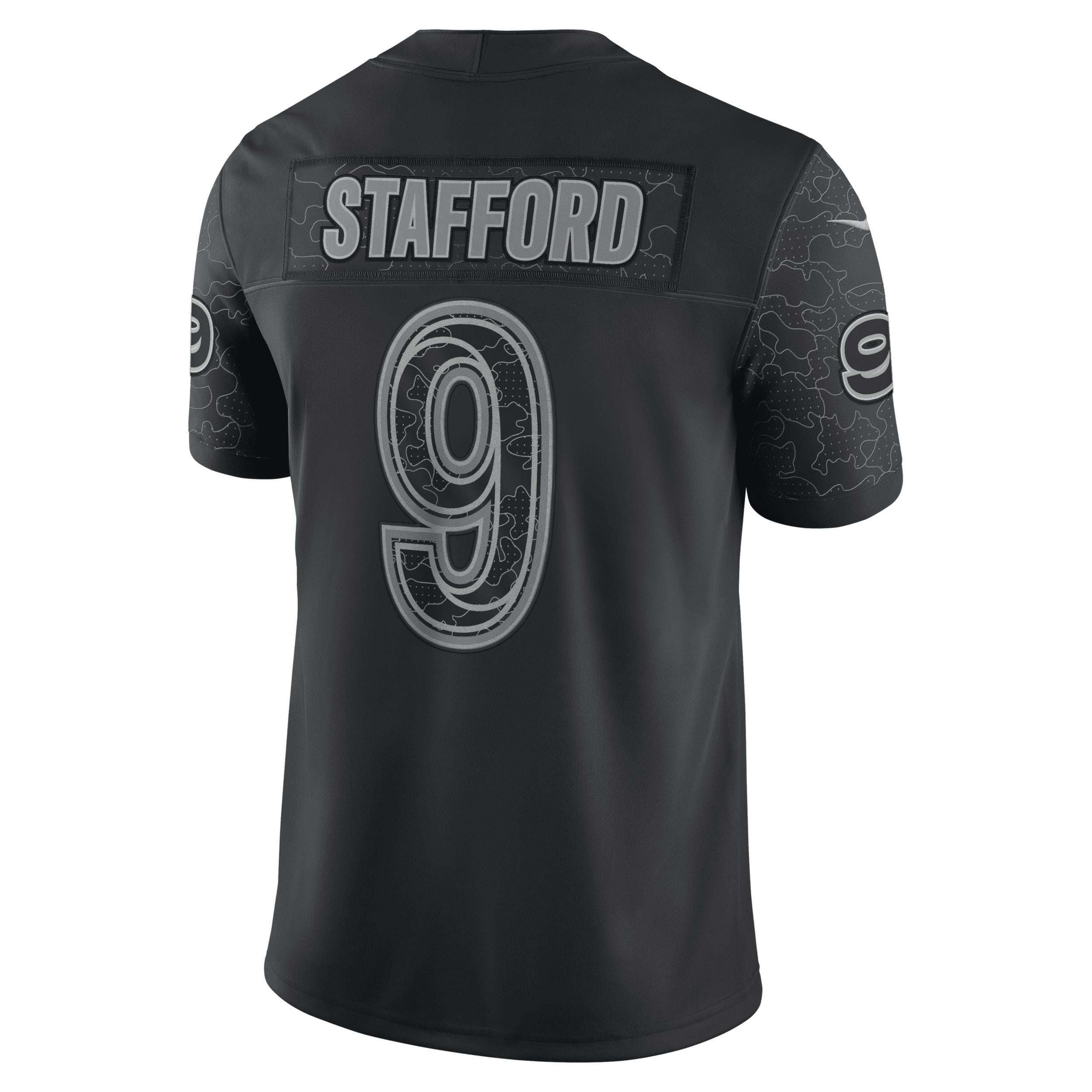 Nike Men's NFL Los Angeles Rams RFLCTV (Matthew Stafford) Fashion Football Jersey Product Image