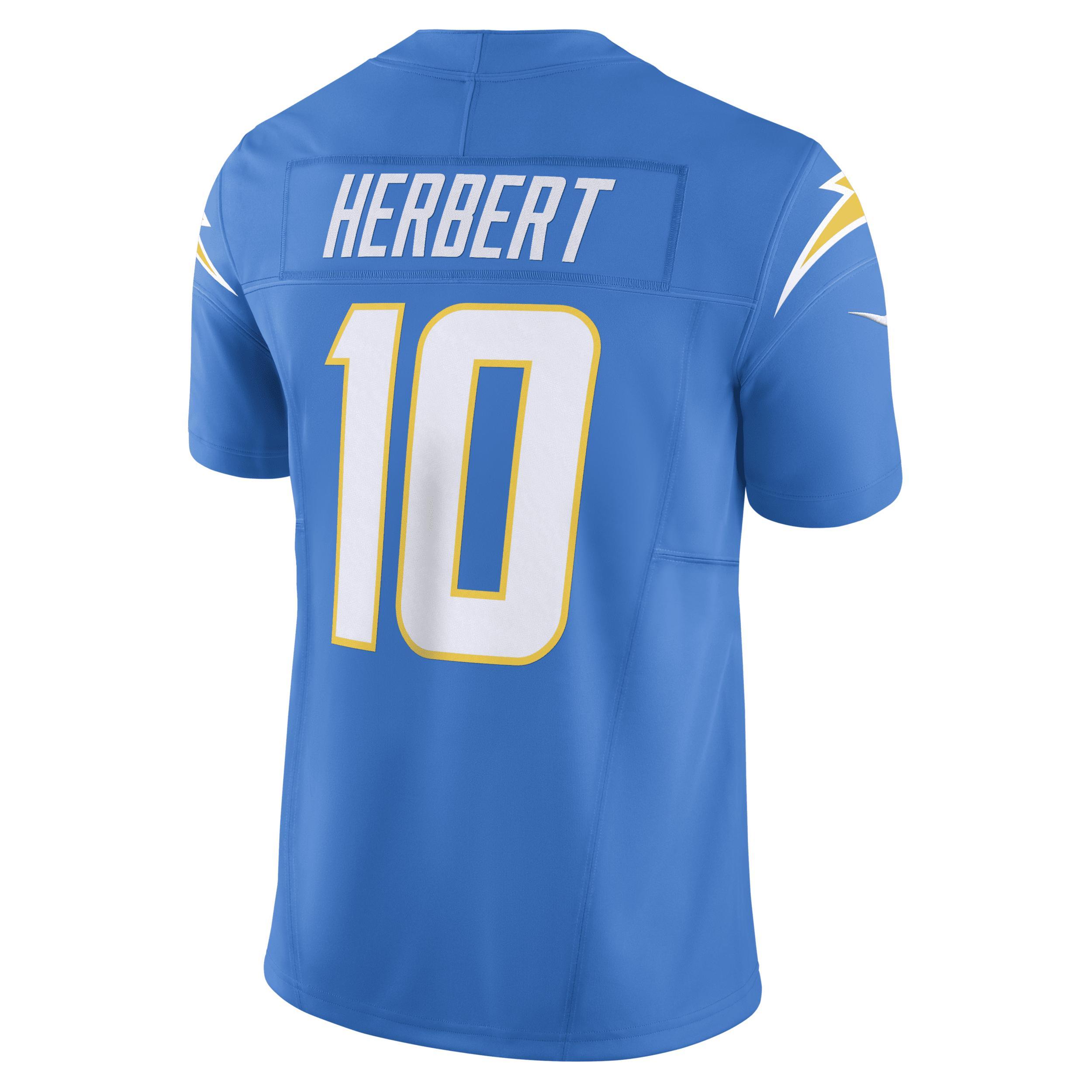 Justin Herbert Los Angeles Chargers Nike Mens Dri-FIT NFL Limited Football Jersey | 31NMLCLH97F-3Y0 Product Image