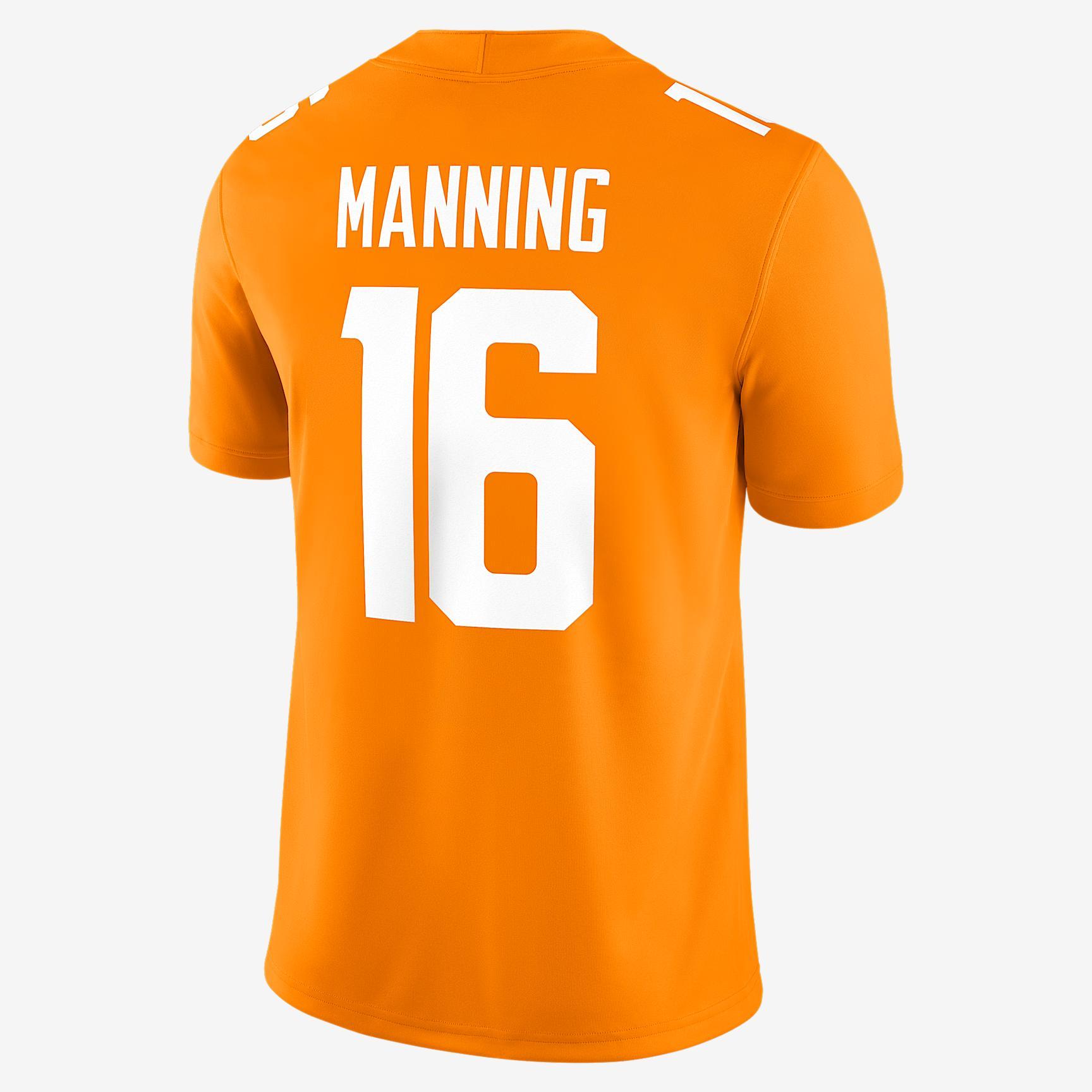 Peyton Manning Tennessee Mens Nike Mens Dri-FIT College Game Jersey | NC2F08BBJNH-41C Product Image