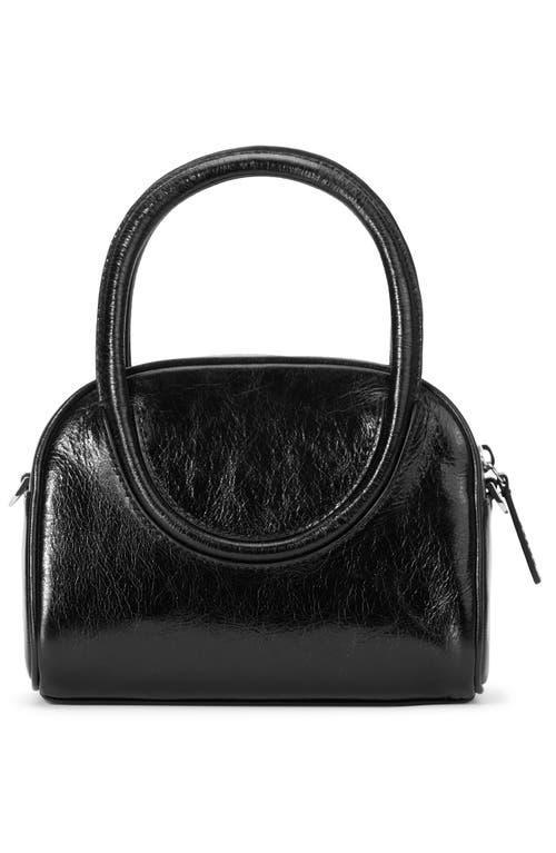 STAUD Mini Maude Top Handle Bowler Bag In Black Product Image