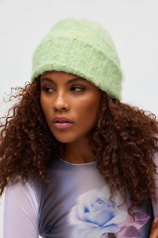 Brushed Cable Knit Beanie Womens at Urban Outfitters Product Image